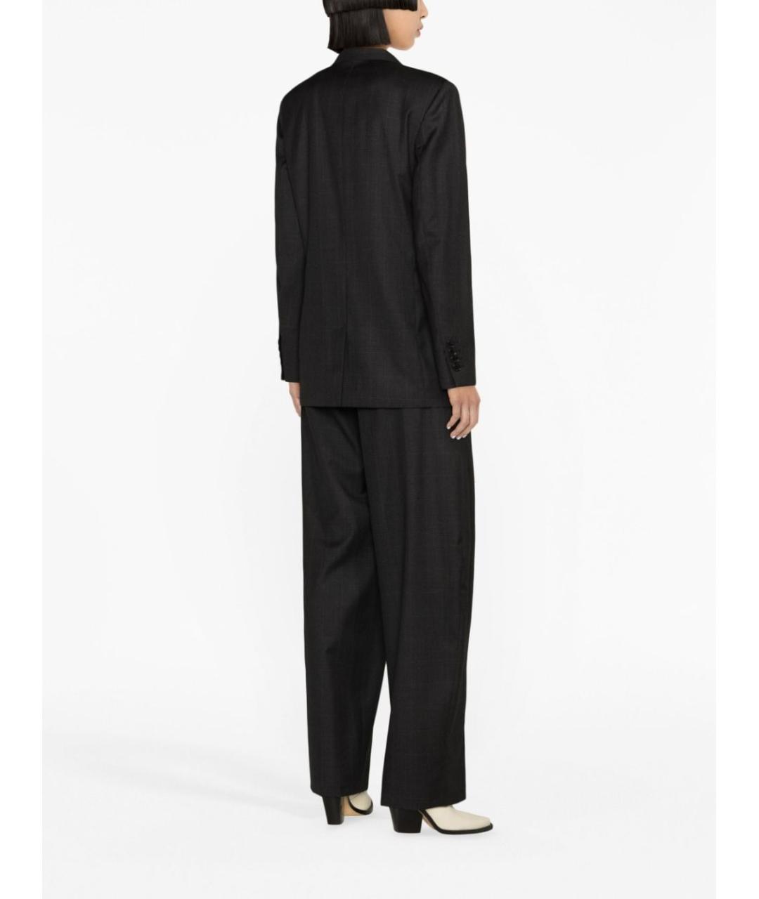 ISABEL MARANT Антрацитовый шерстяной жакет/пиджак, фото 4