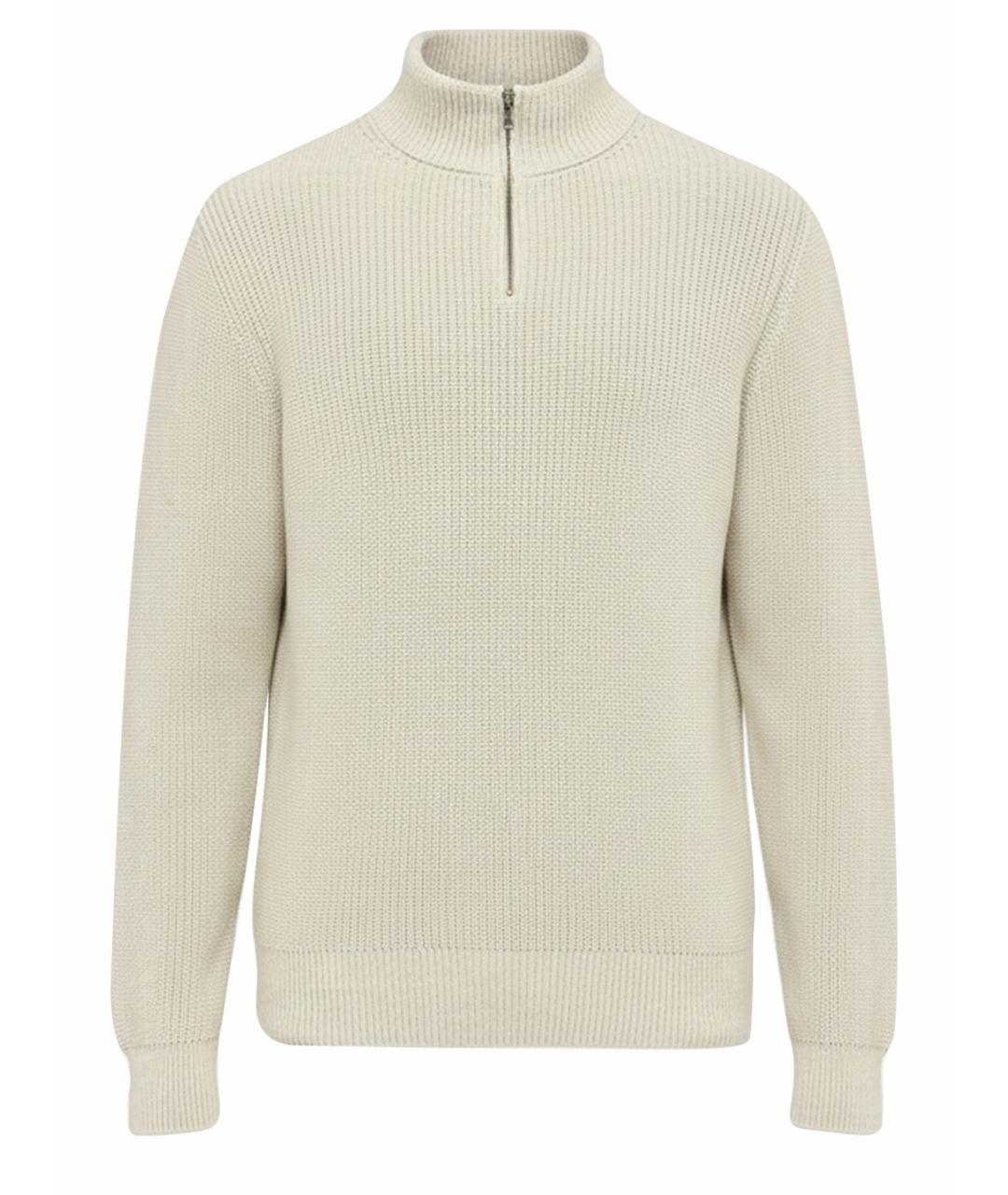 A.P.C. Бежевый хлопковый джемпер / свитер, фото 1