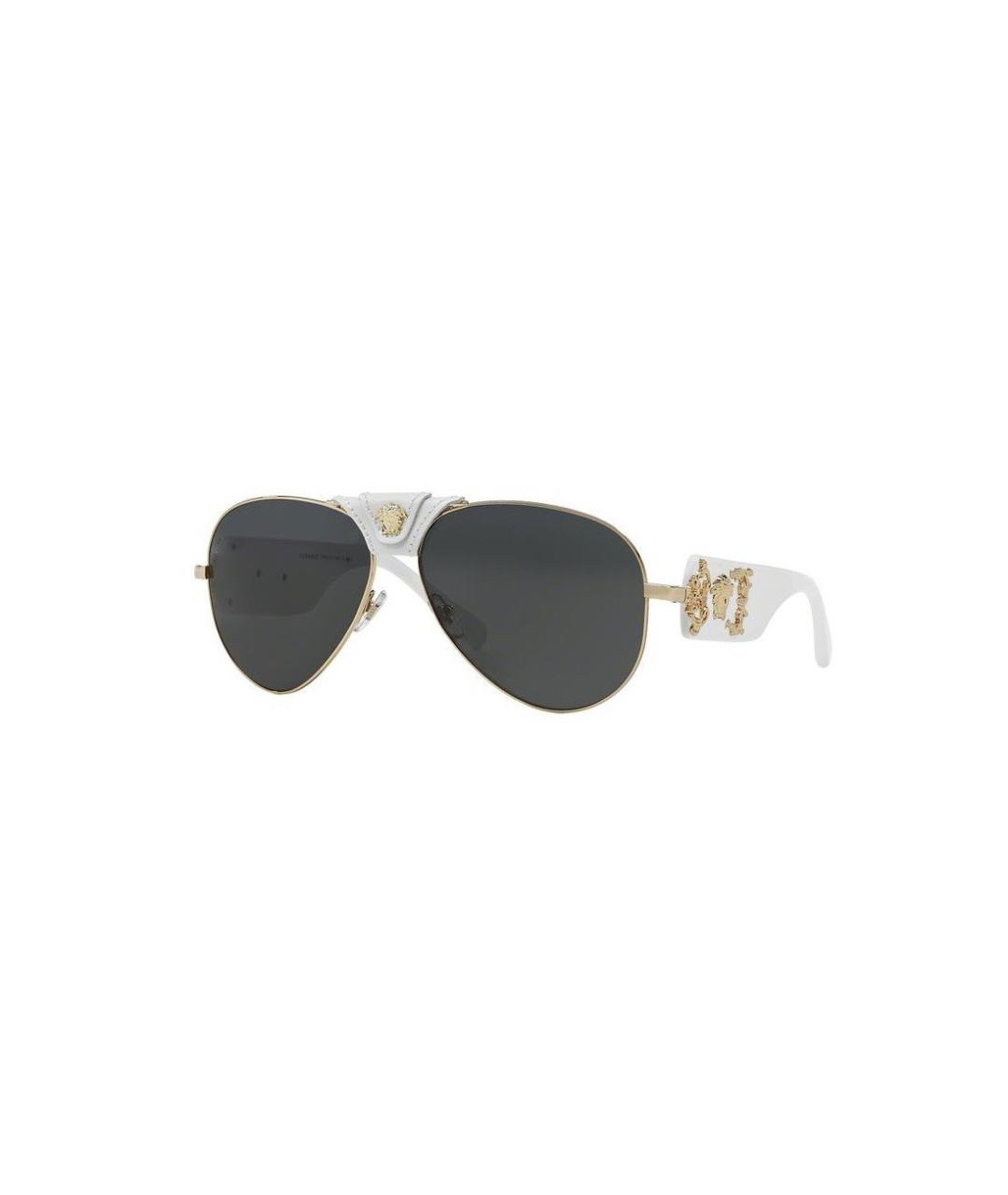 VERSACE Мульти металлические солнцезащитные очки, фото 1