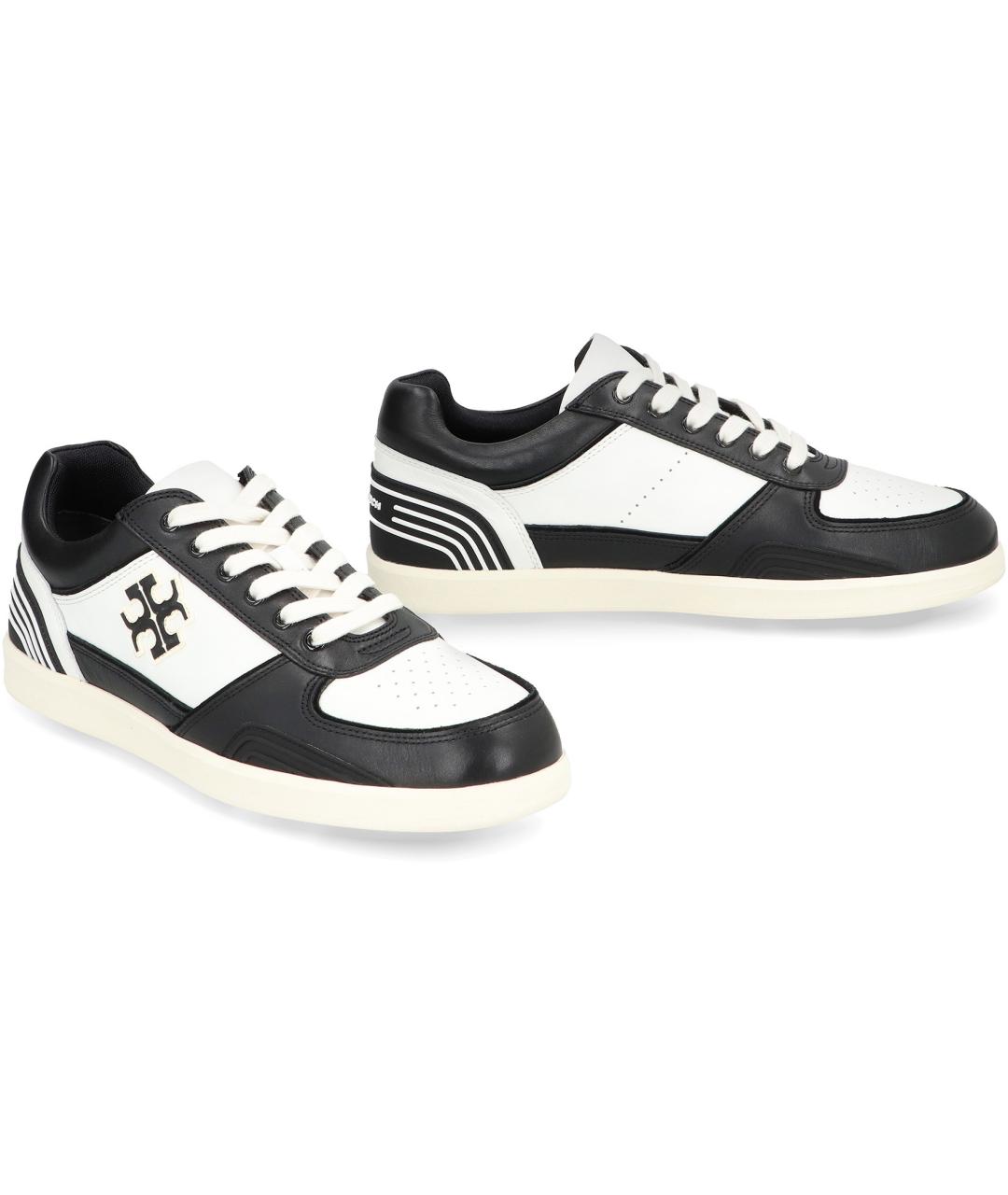 TORY BURCH Белые кожаные кроссовки, фото 2