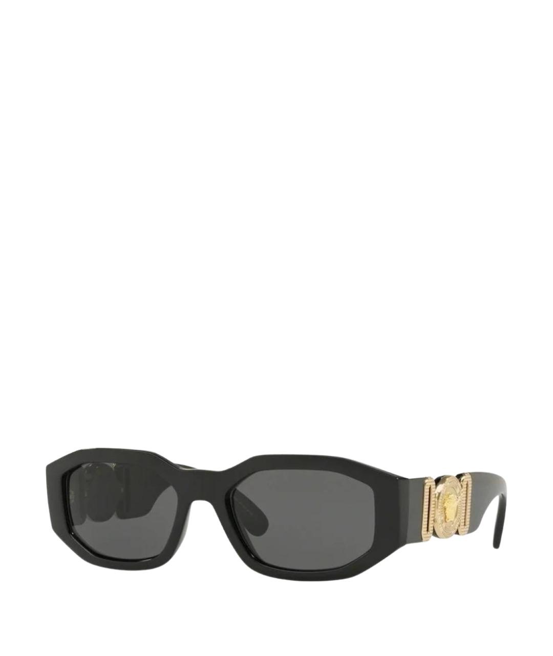 VERSACE Черные солнцезащитные очки, фото 1