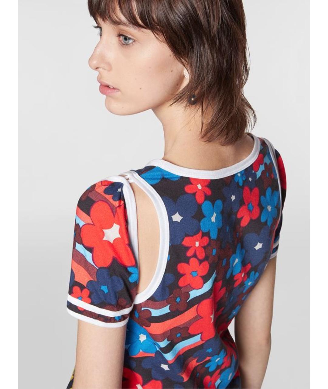 MARNI Мульти хлопковая футболка, фото 5