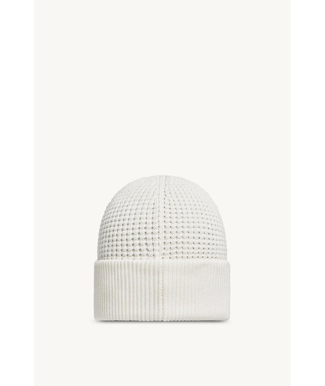 MONCLER Белая шапка, фото 4