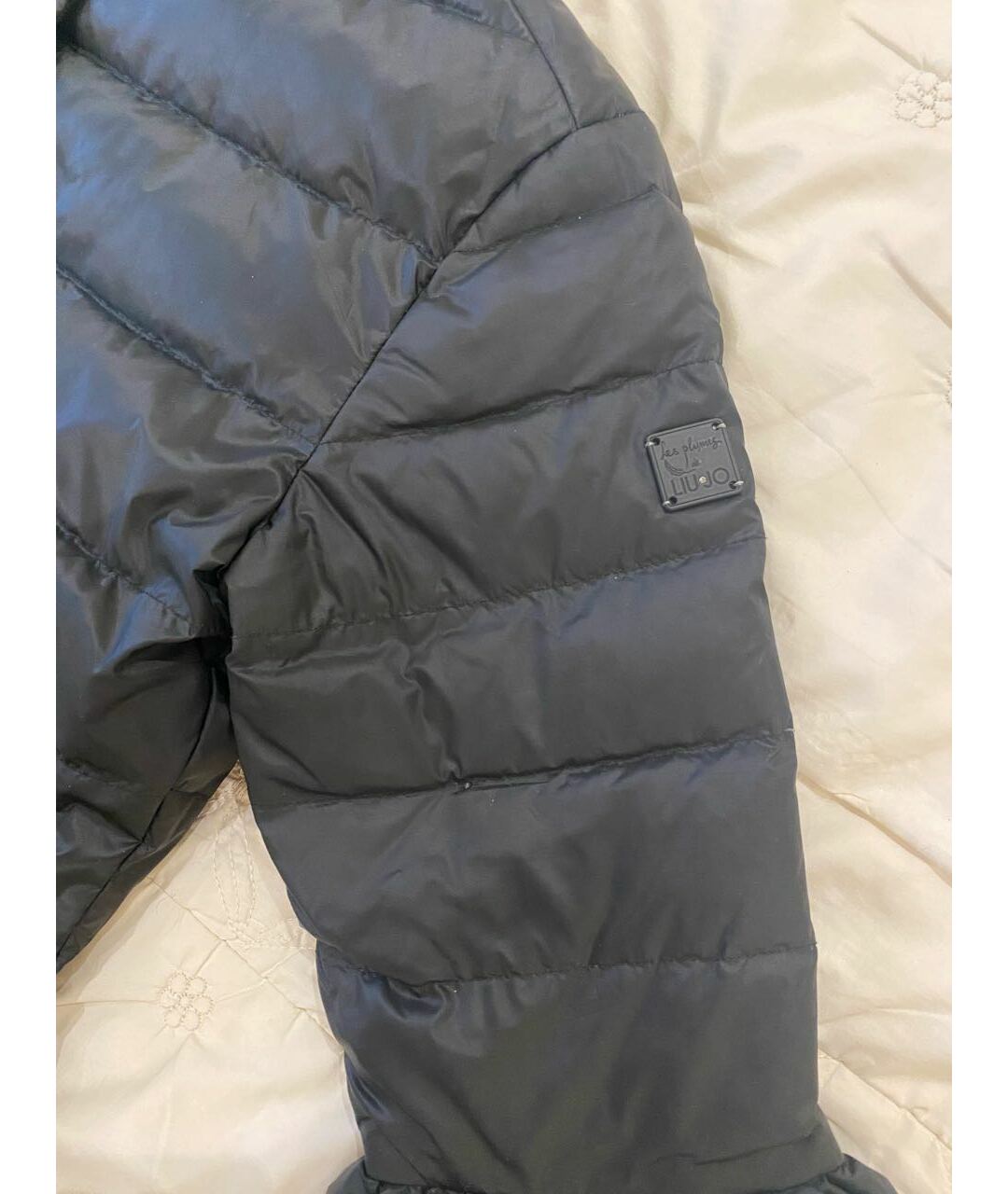 LIU JO Черная полиэстеровая куртка, фото 4