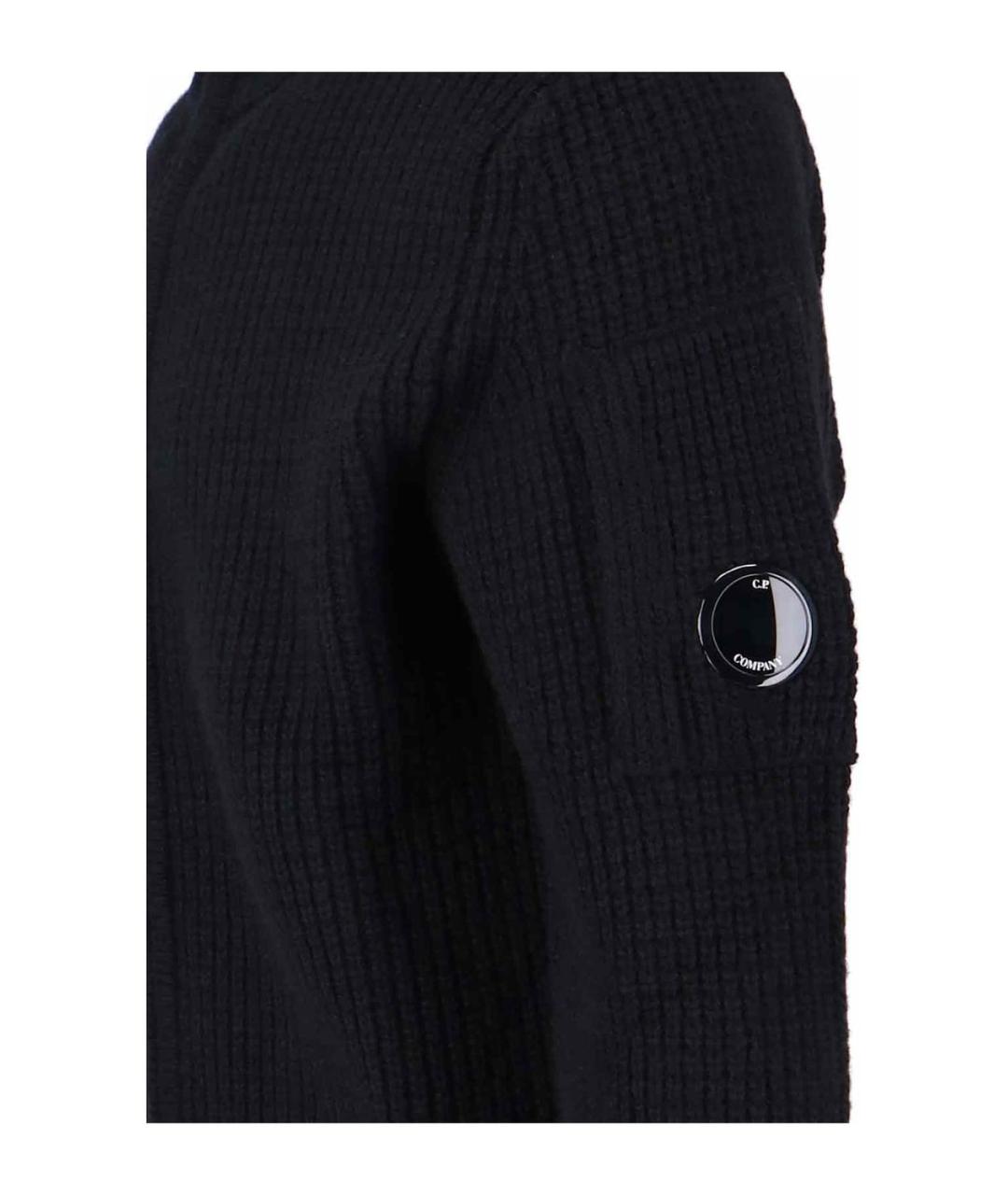 CP COMPANY Черный шерстяной джемпер / свитер, фото 3