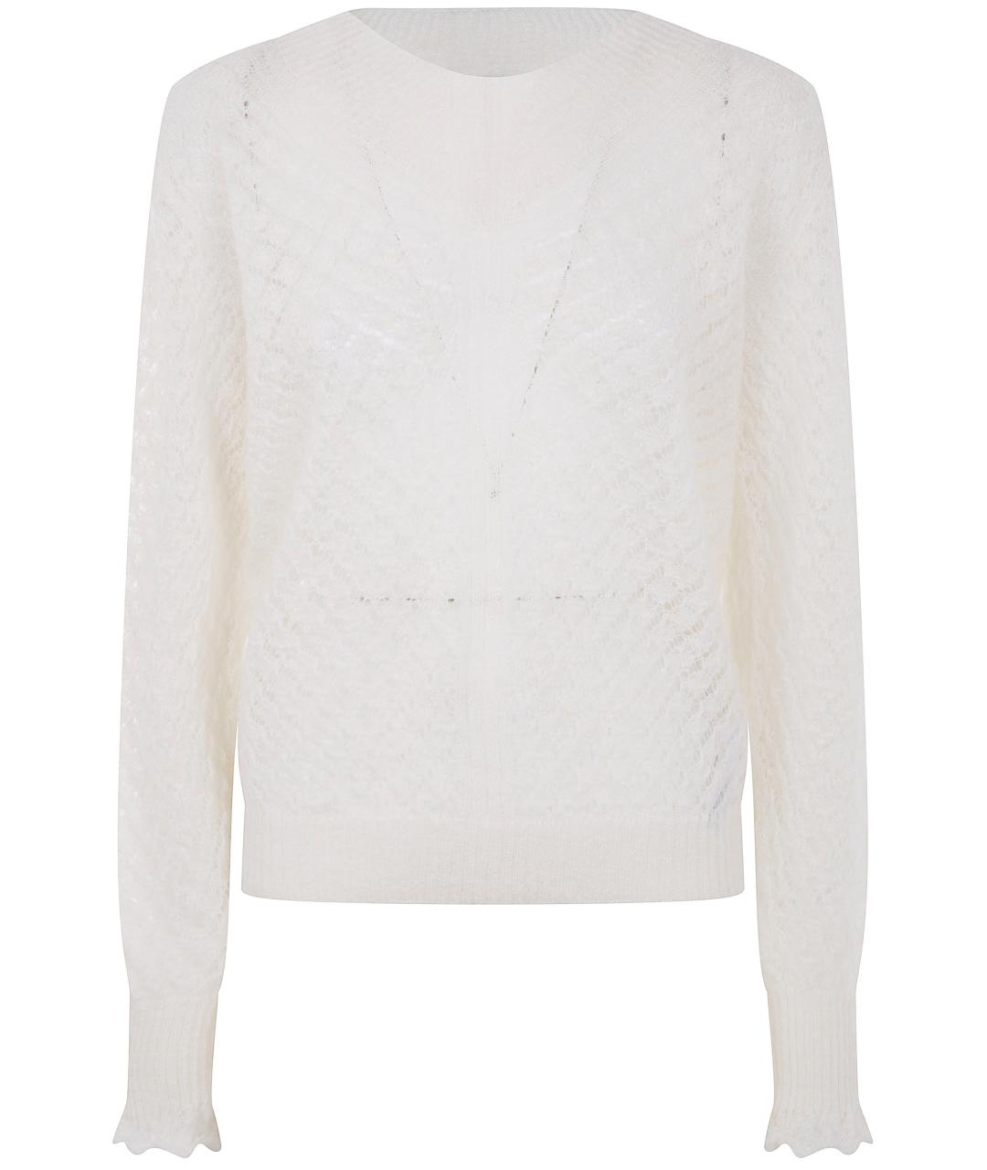 TWIN-SET Белый шерстяной джемпер / свитер, фото 1