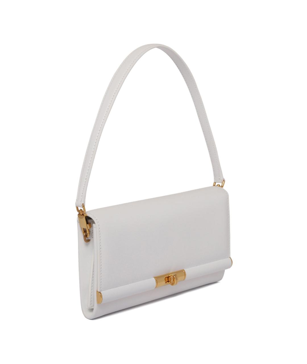 DOLCE&GABBANA Белая сумка через плечо, фото 3