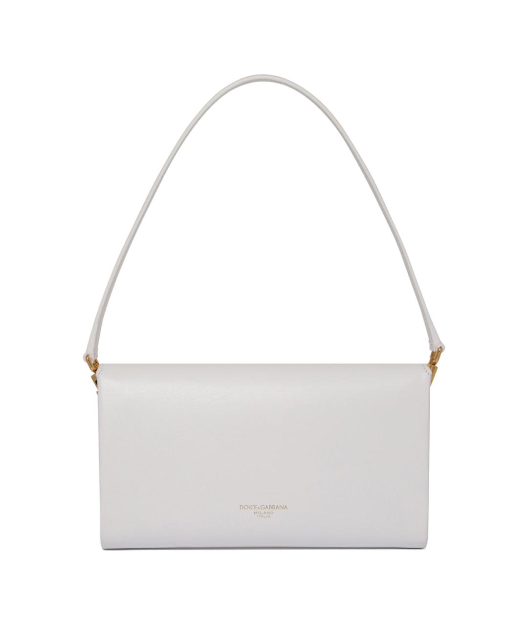 DOLCE&GABBANA Белая сумка через плечо, фото 2