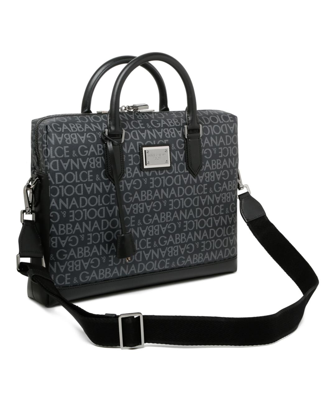DOLCE&GABBANA Мульти тканевый портфель, фото 3