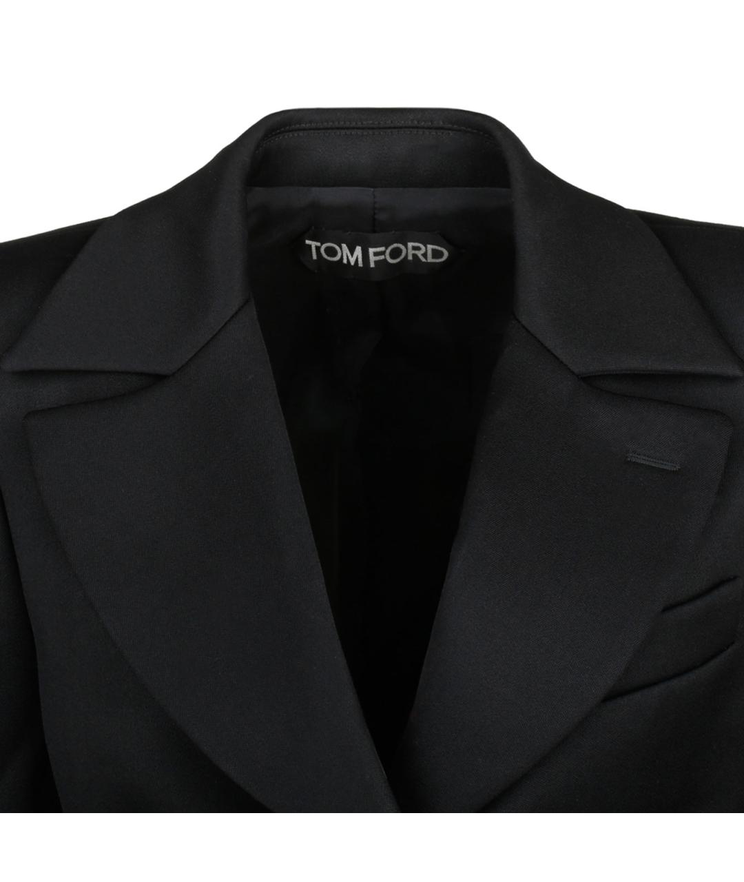 TOM FORD Черный шерстяной жакет/пиджак, фото 3
