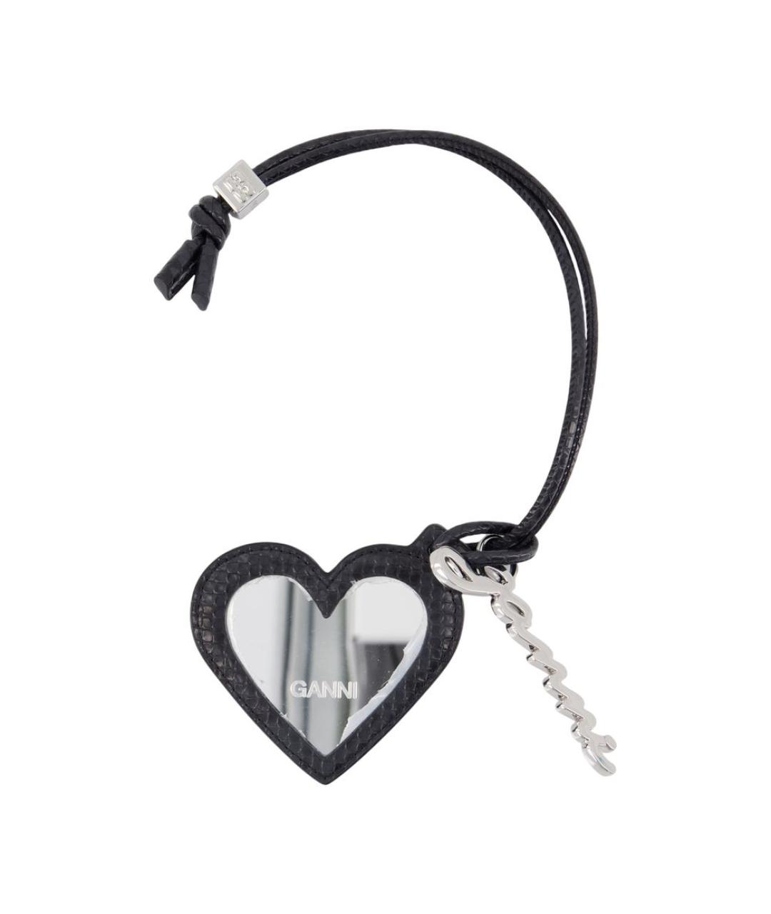GANNI Черный брелок, фото 1