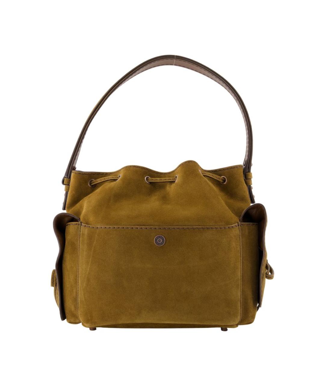 ACNE STUDIOS Коричневая кожаная сумка тоут, фото 3