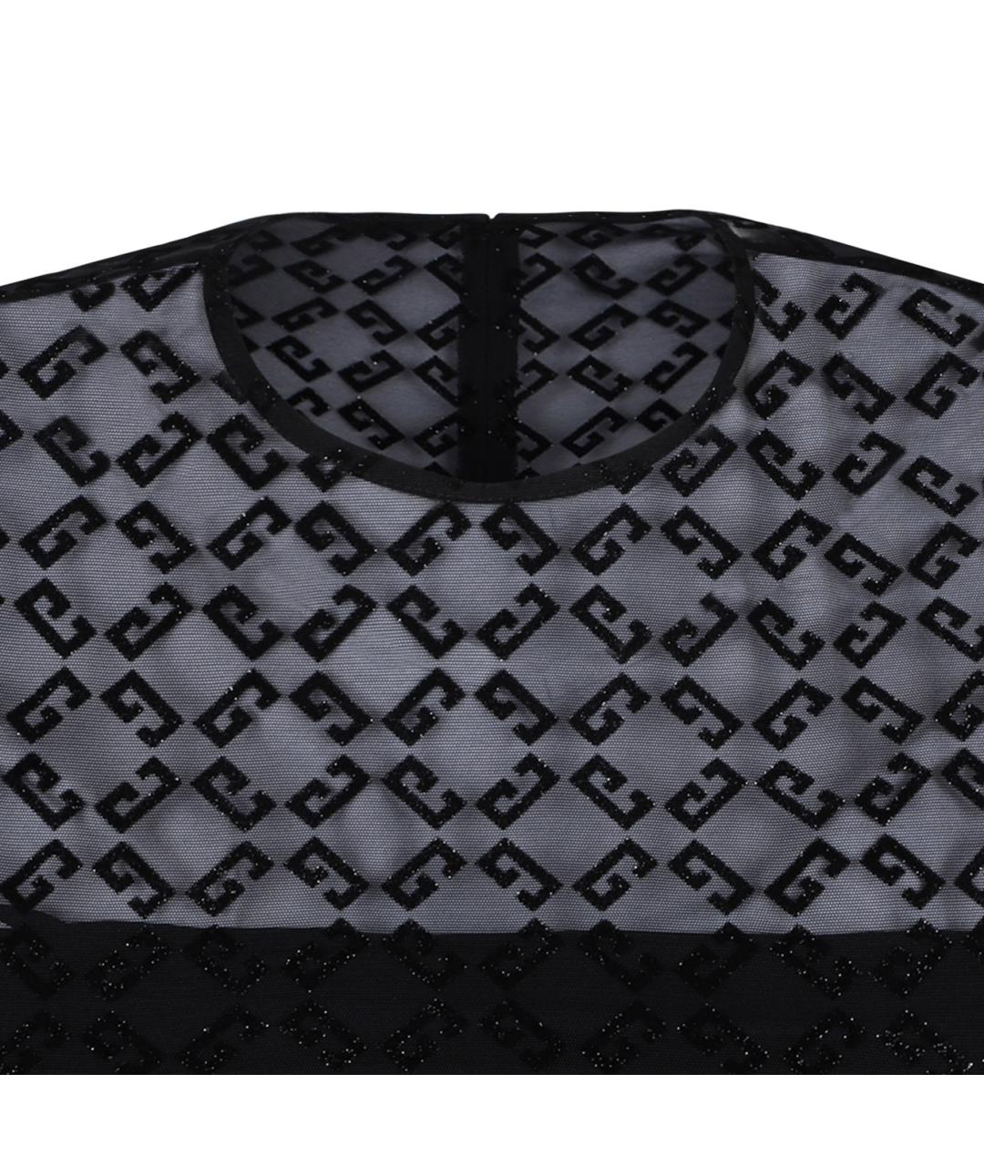 GIVENCHY Черное полиамидовое повседневное платье, фото 3