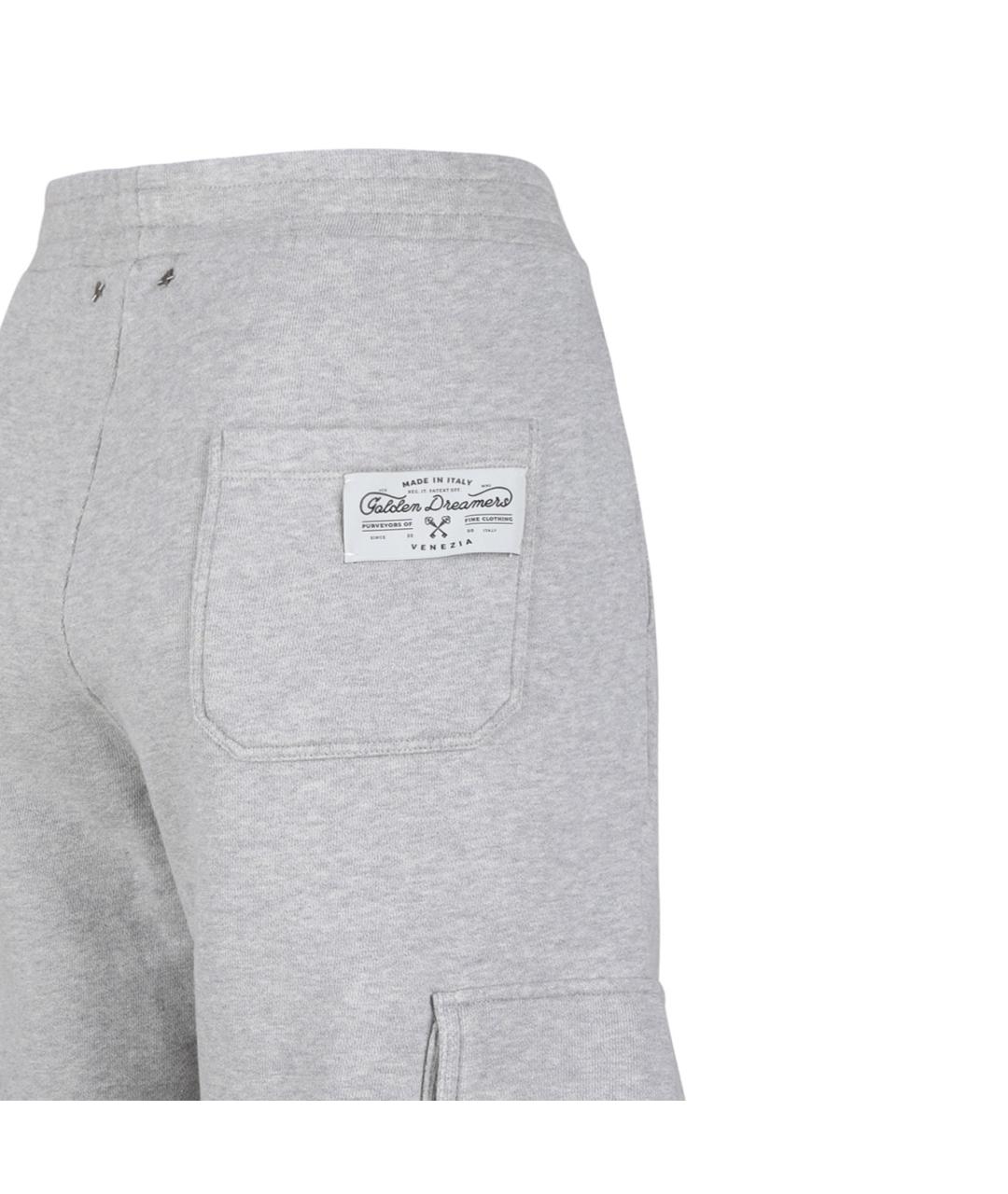 GOLDEN GOOSE DELUXE BRAND Серые хлопковые повседневные брюки, фото 4