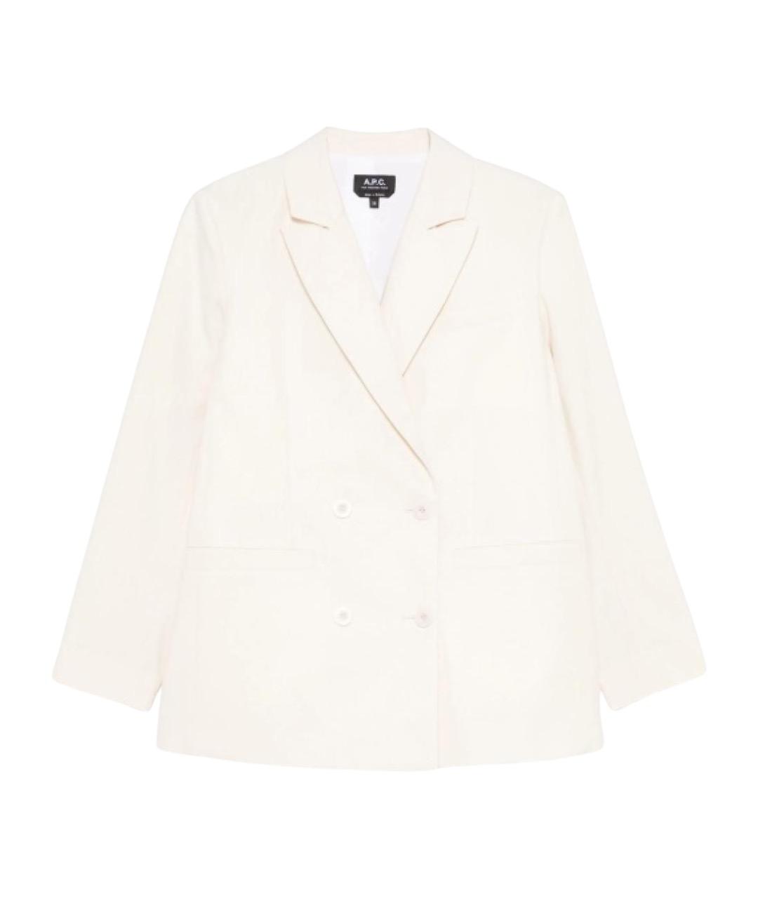 A.P.C. Бежевый хлопковый жакет/пиджак, фото 1