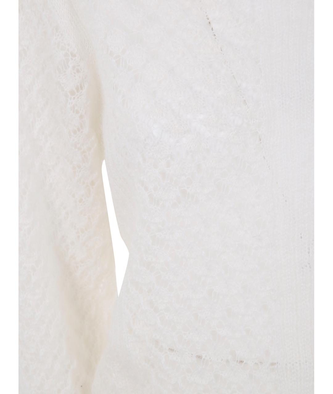 TWIN-SET Белый шерстяной джемпер / свитер, фото 3
