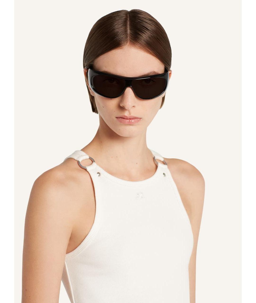 COURREGES Белая хлопковая майка, фото 5