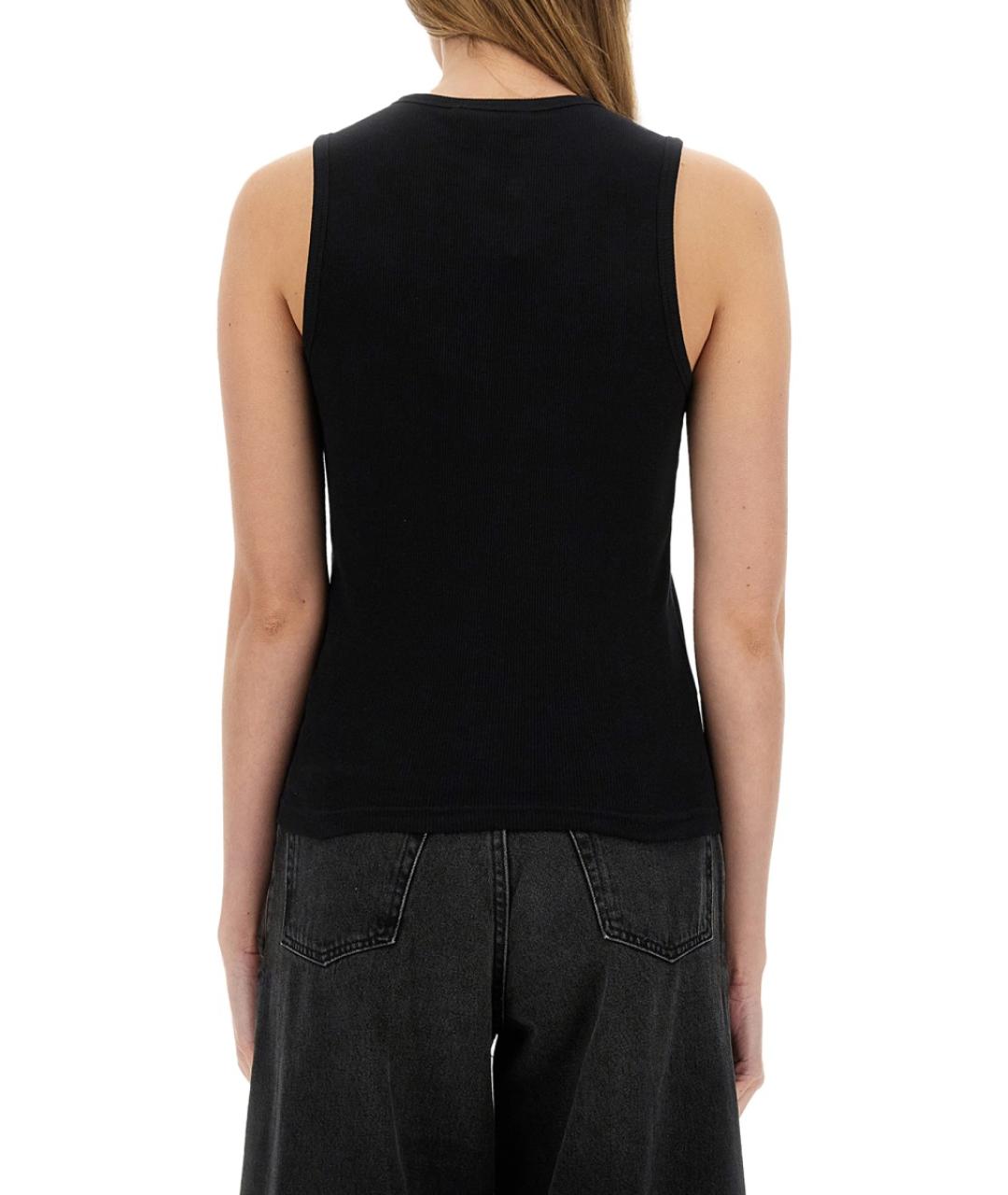 J.W.ANDERSON Черная хлопковая майка, фото 4