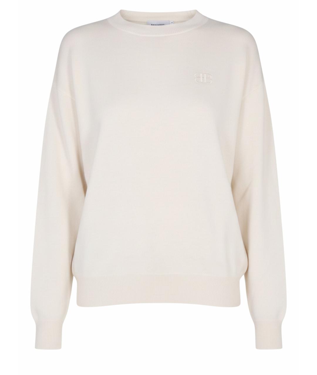 BALLANTYNE Белый хлопковый джемпер / свитер, фото 1