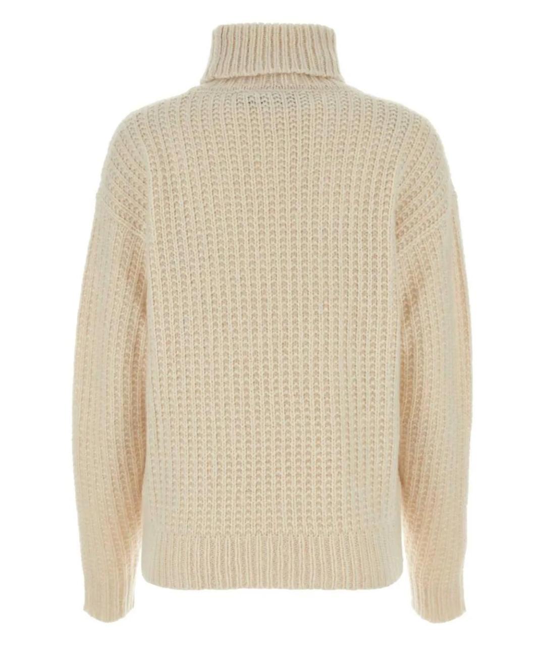 GUCCI Белый кашемировый джемпер / свитер, фото 2