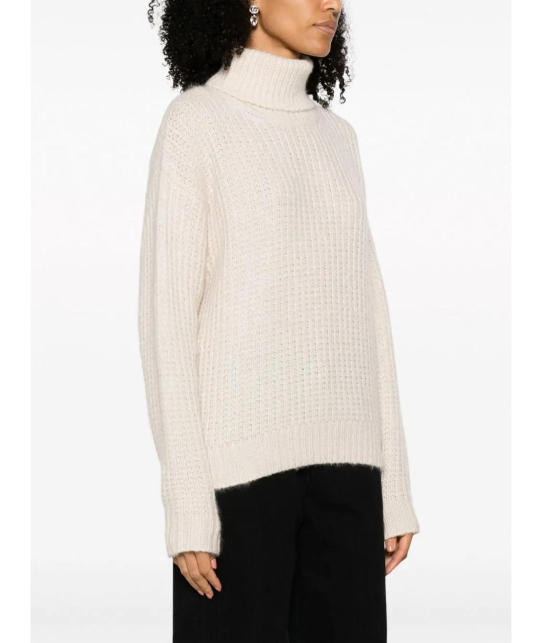 GUCCI Белый кашемировый джемпер / свитер, фото 3