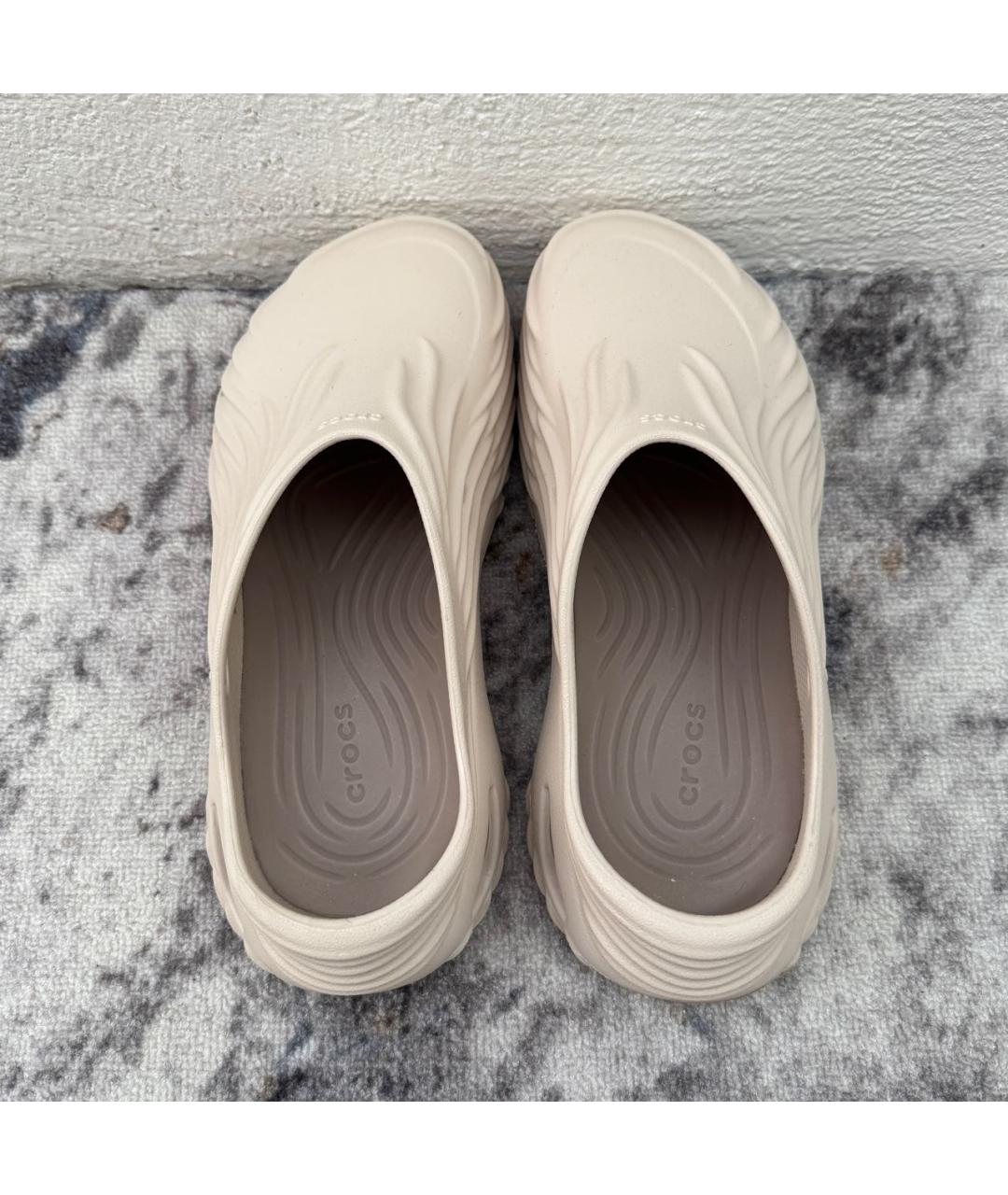 CROCS Бежевые шлепанцы, фото 3