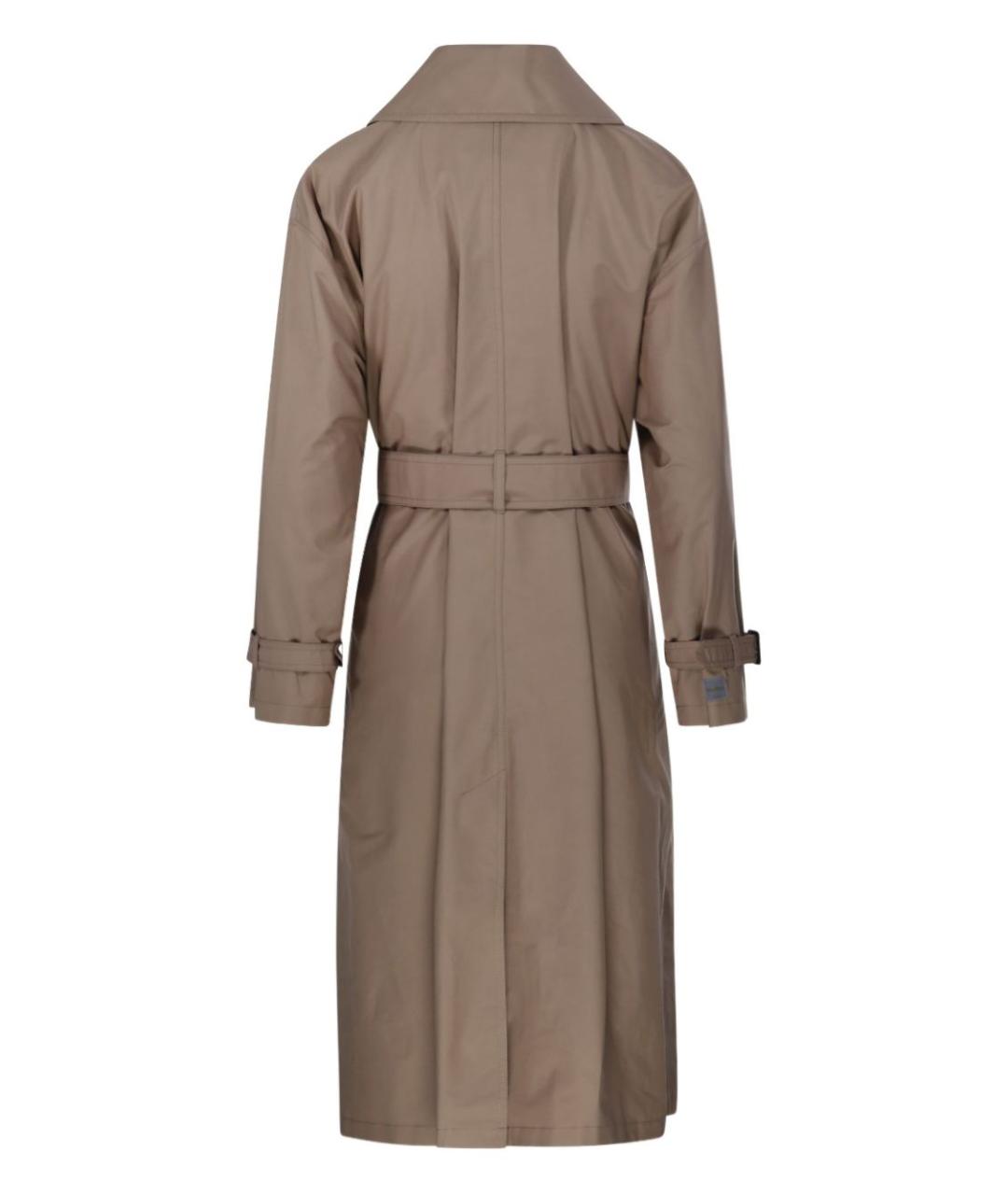 MAX MARA Бежевое хлопковое пальто, фото 3