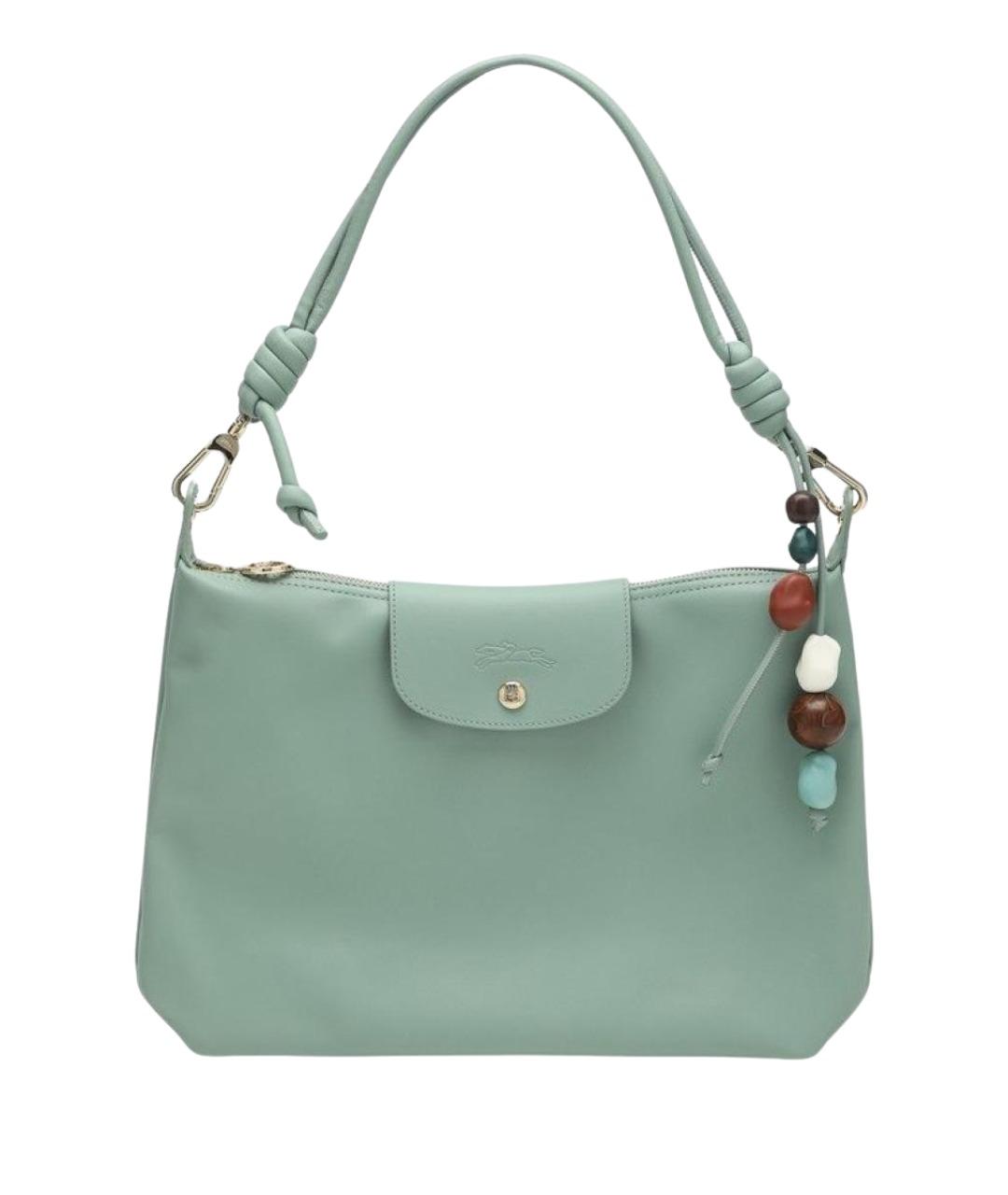 LONGCHAMP Зеленая синтетическая сумка через плечо, фото 1