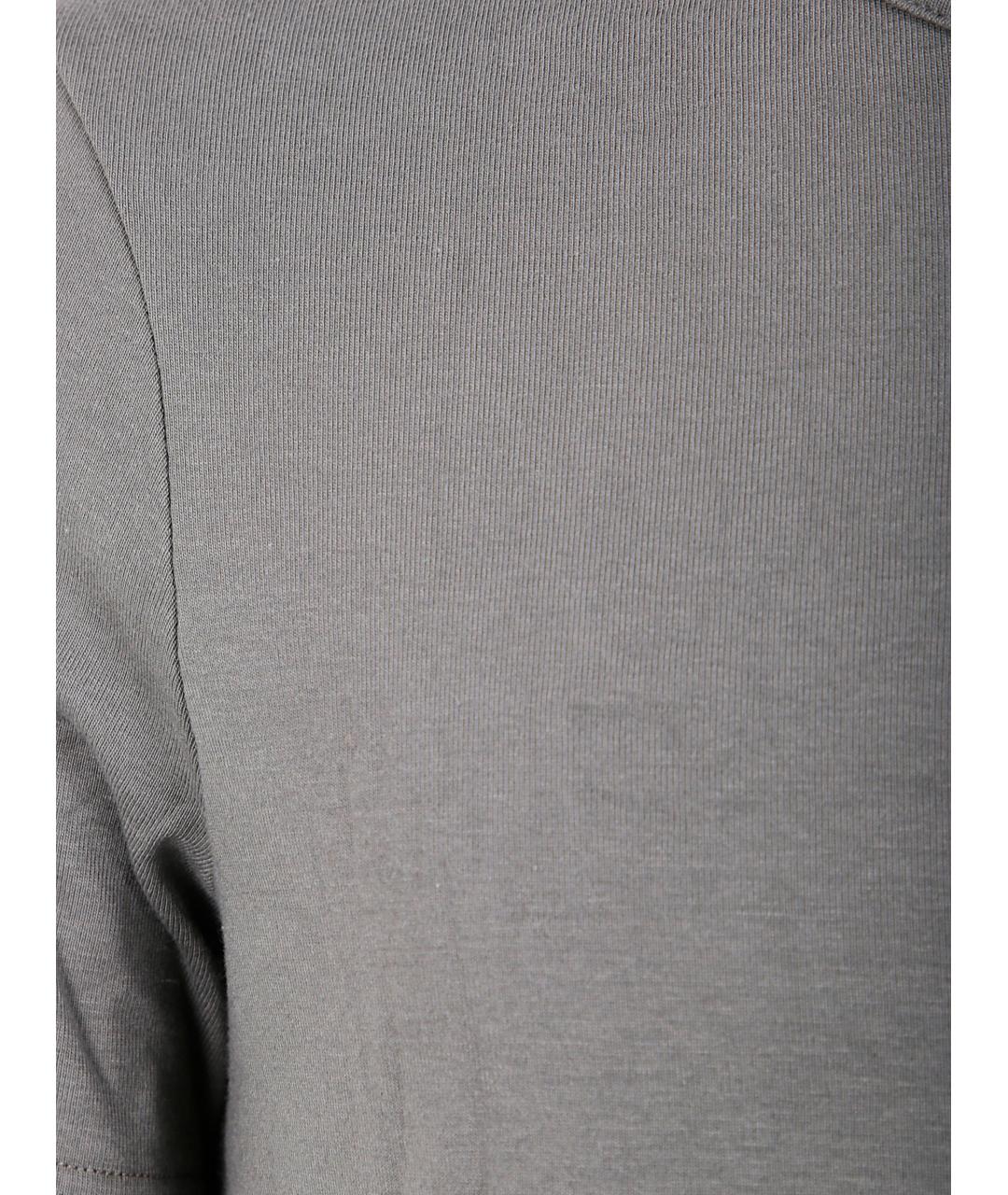 TOM FORD Серая хлопковая футболка, фото 3