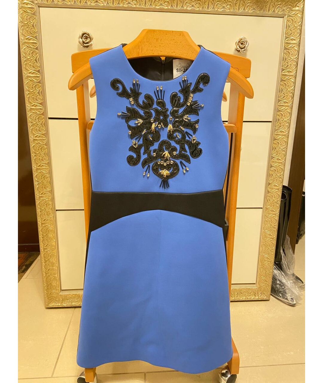 SI-JAY Синее вечернее платье, фото 4