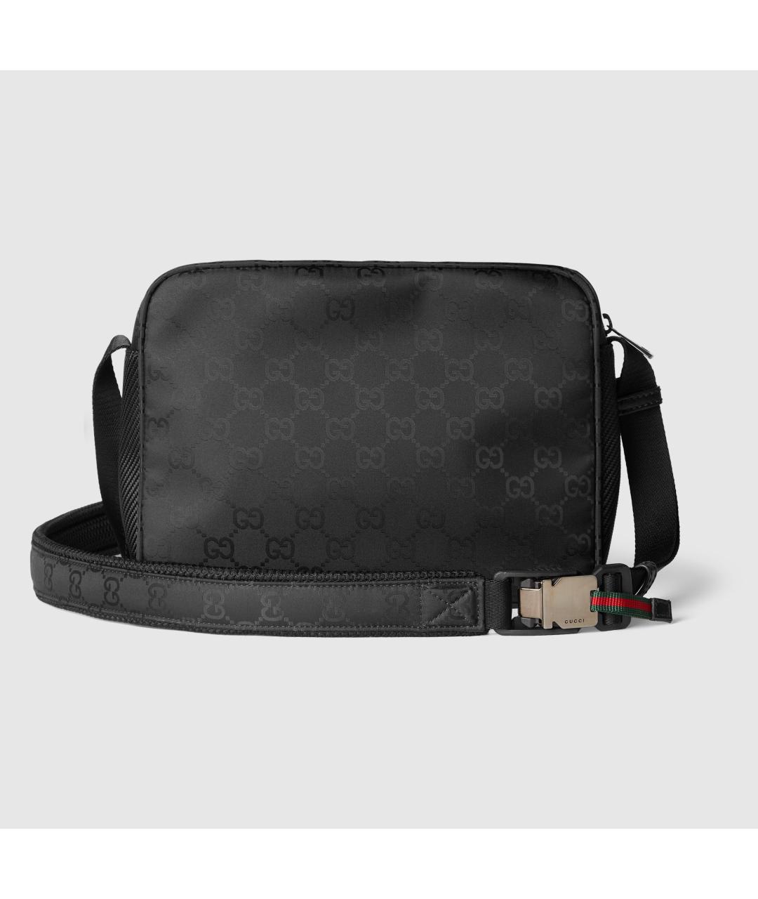 GUCCI Черная синтетическая сумка через плечо, фото 5