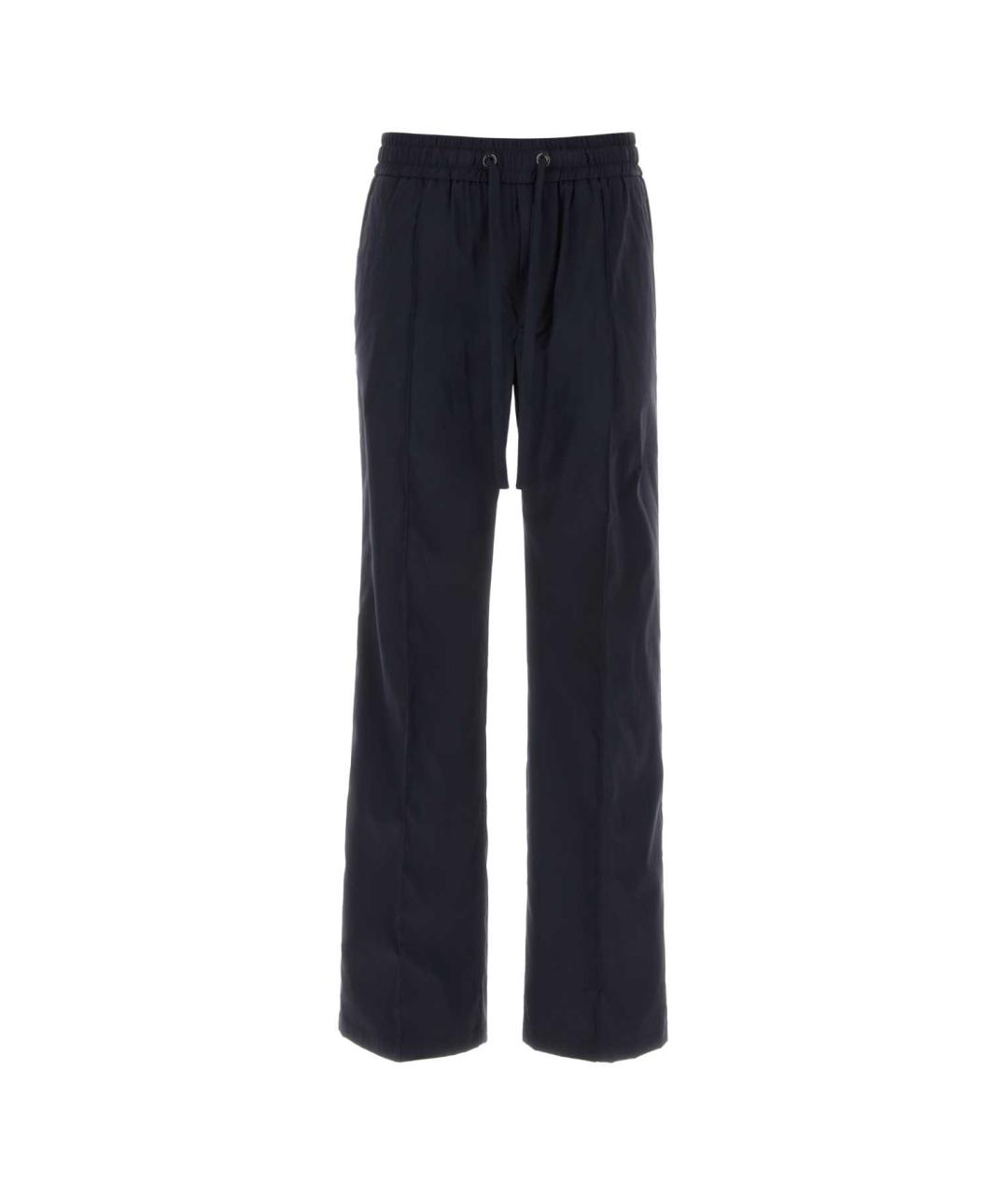 DOLCE&GABBANA Синие полиамидовые повседневные брюки, фото 1