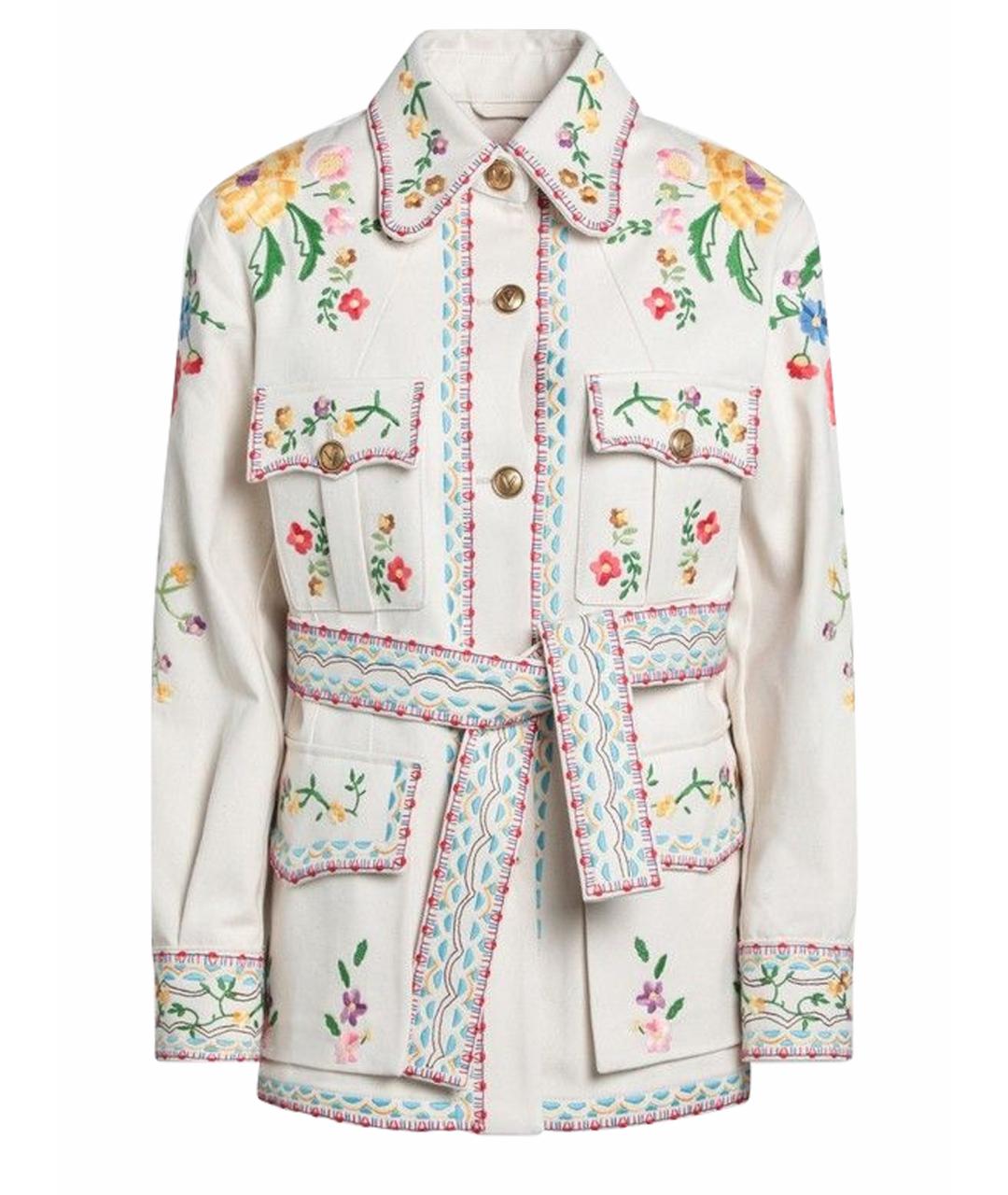 VALENTINO Красная хлопковая куртка, фото 1