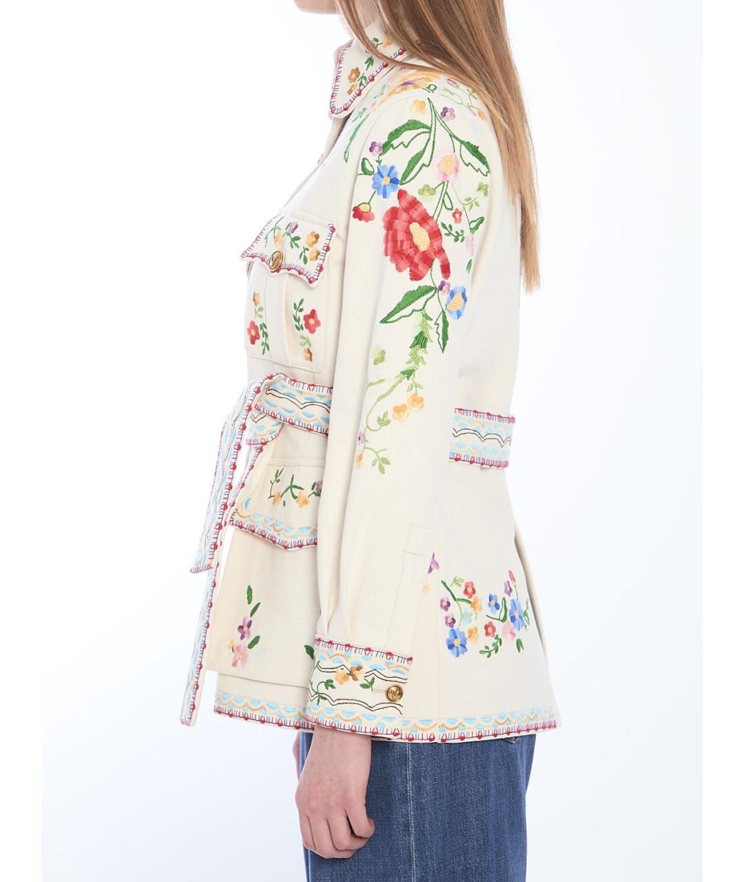 VALENTINO Красная хлопковая куртка, фото 3
