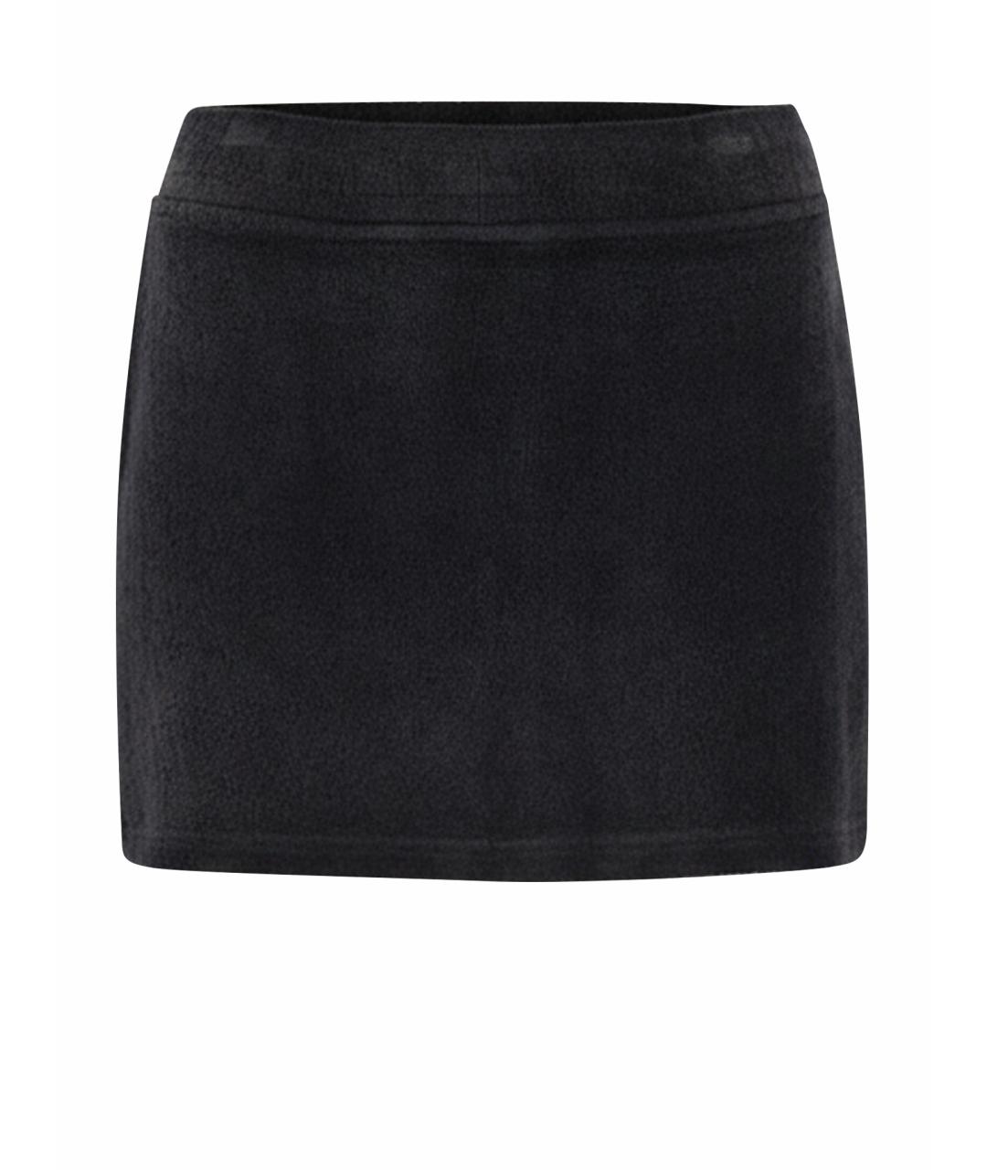 ALEXANDER WANG Черная хлопковая юбка мини, фото 1