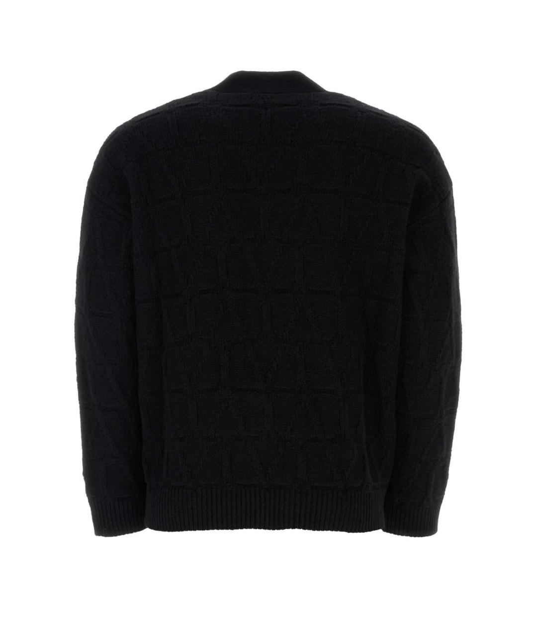 VALENTINO Черный шерстяной кардиган, фото 2