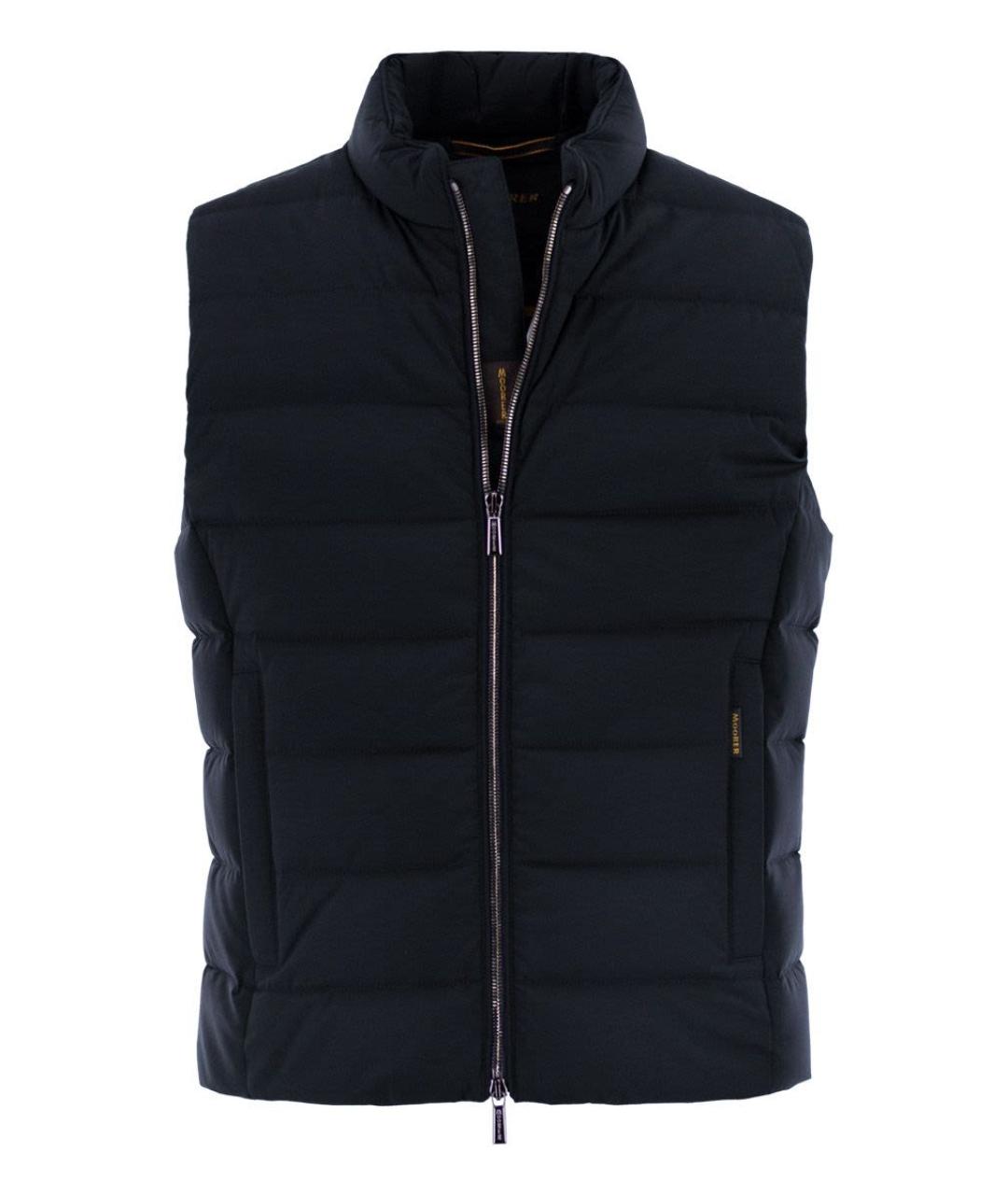 MOORER Темно-синий полиамидовый жилет, фото 1