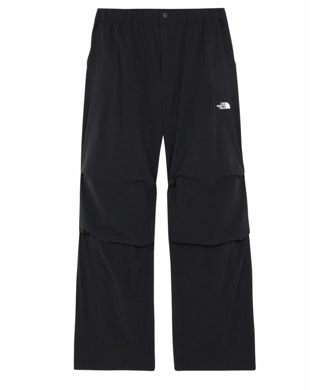 THE NORTH FACE Черные полиэстеровые прямые брюки, фото 1