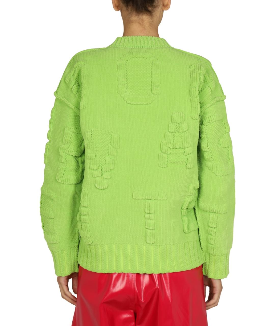 BOTTEGA VENETA Зеленый полиамидовый джемпер / свитер, фото 4