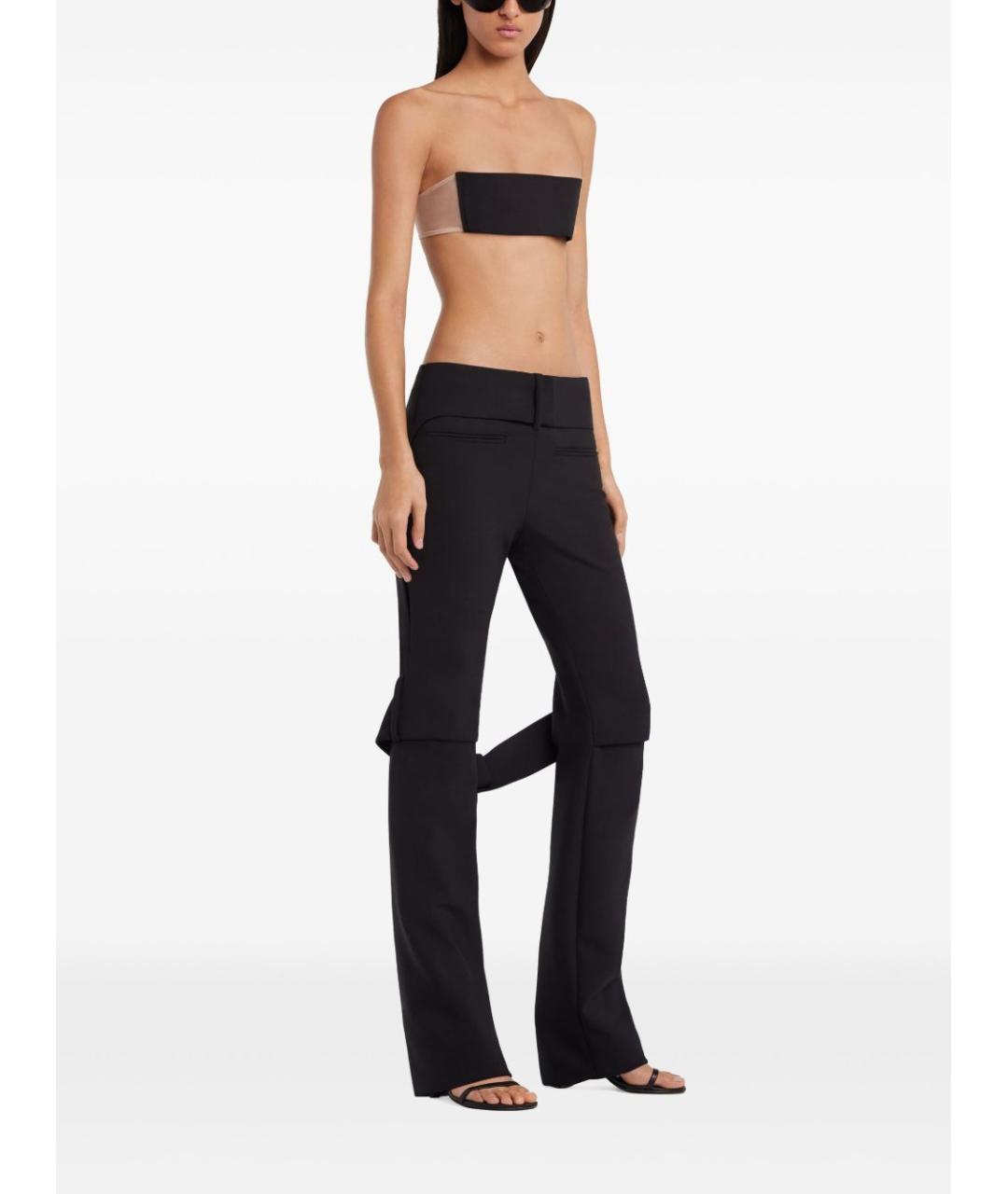 COURREGES Черная вискозная майка, фото 2