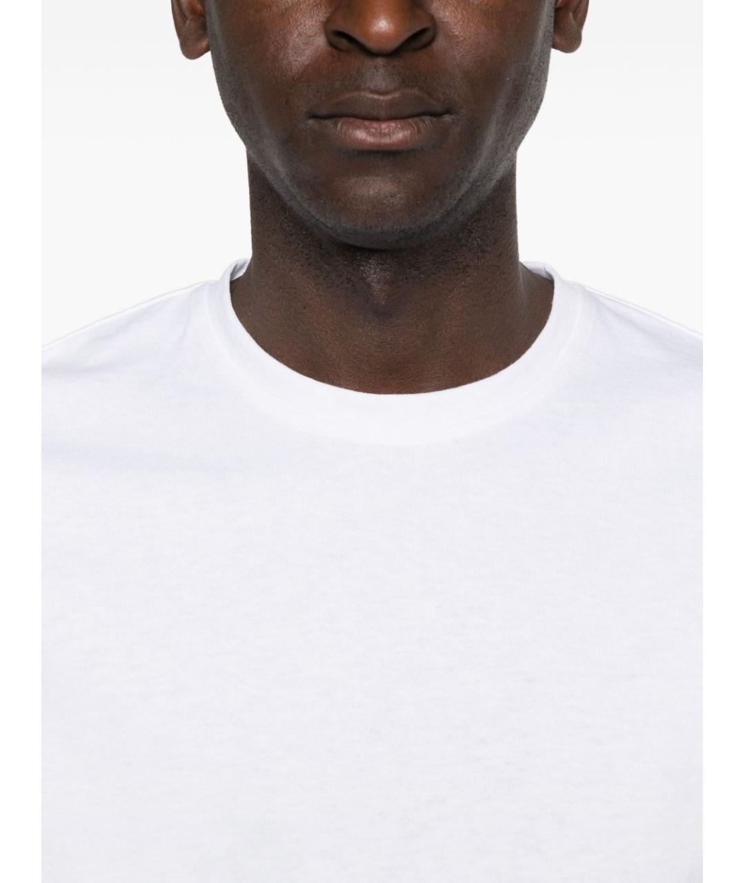 SAINT LAURENT Белая хлопковая футболка, фото 3