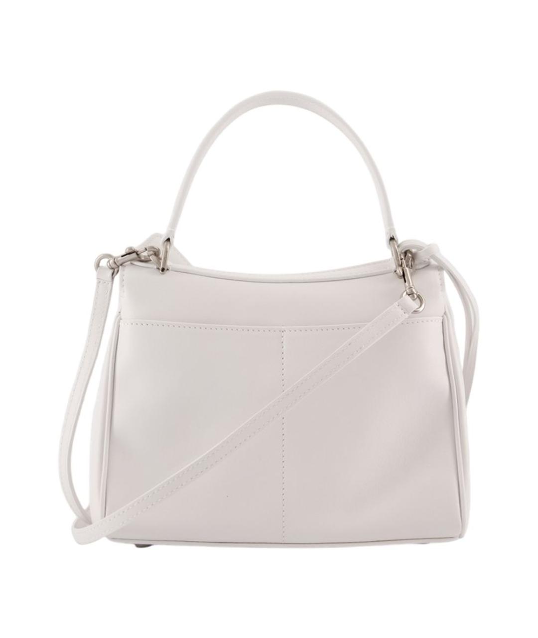 BALENCIAGA Белая кожаная сумка тоут, фото 3