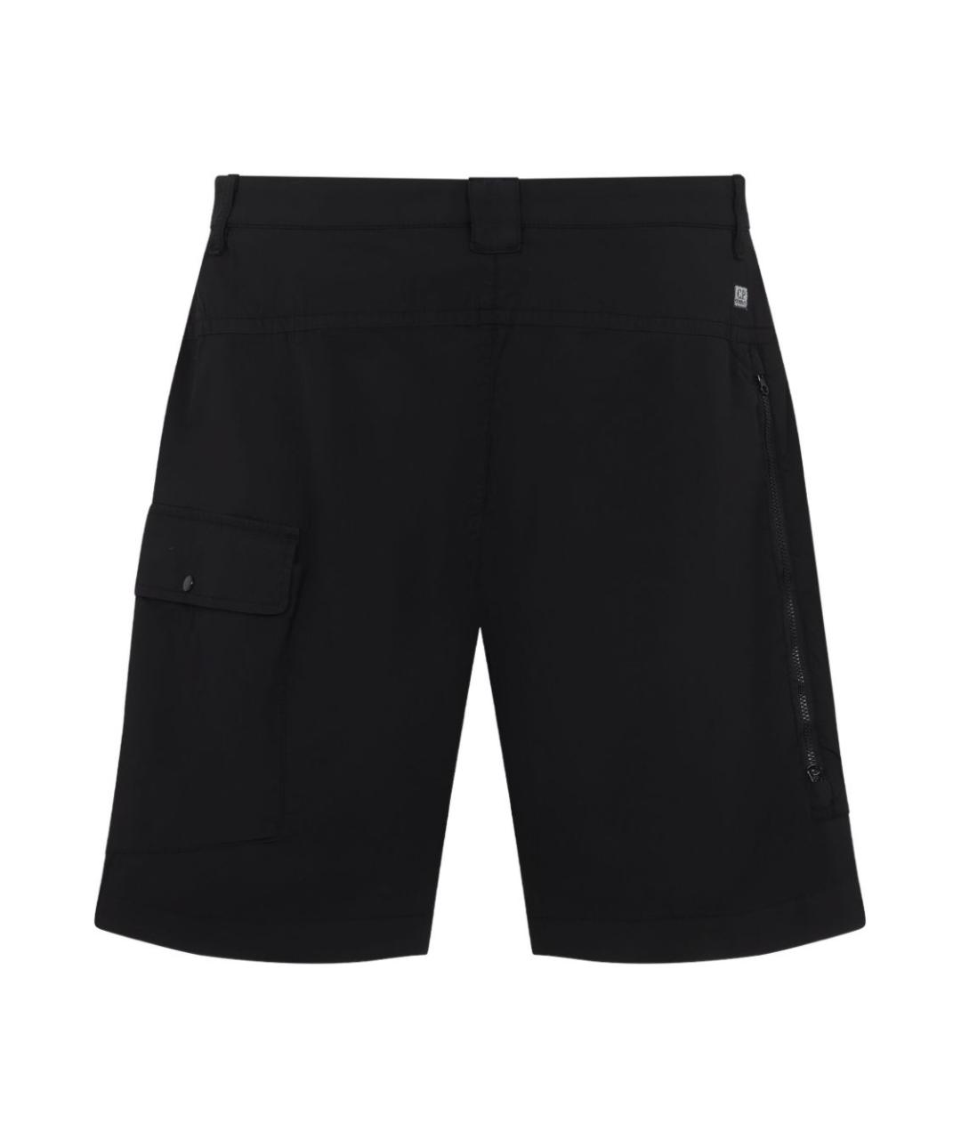 CP COMPANY Черные хлопковые шорты, фото 2