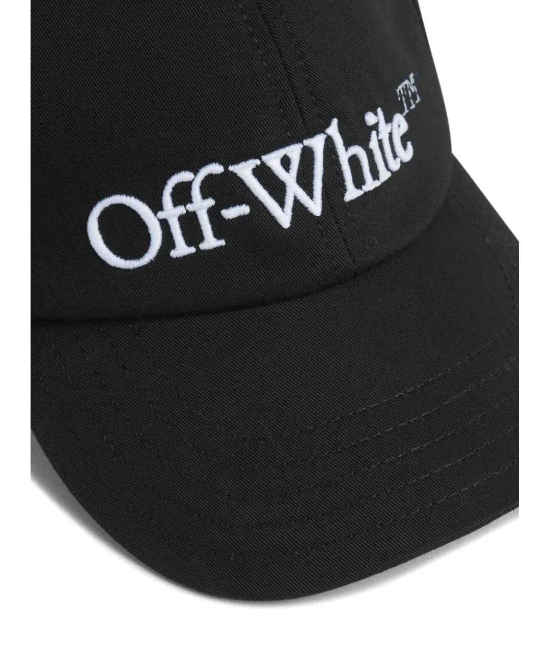 OFF-WHITE Черная хлопковая кепка/бейсболка, фото 5