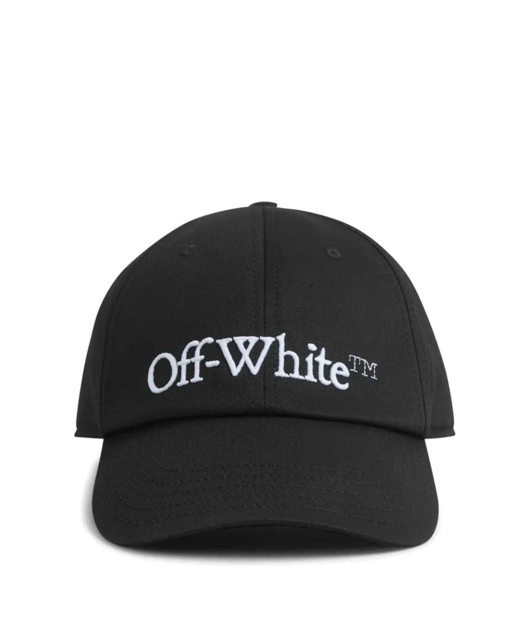 OFF-WHITE Черная хлопковая кепка/бейсболка, фото 6