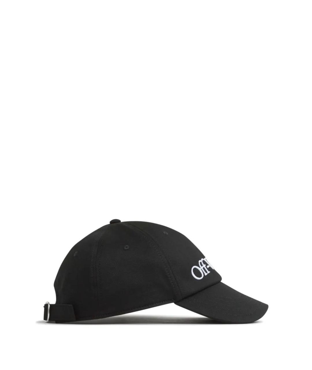 OFF-WHITE Черная хлопковая кепка/бейсболка, фото 3