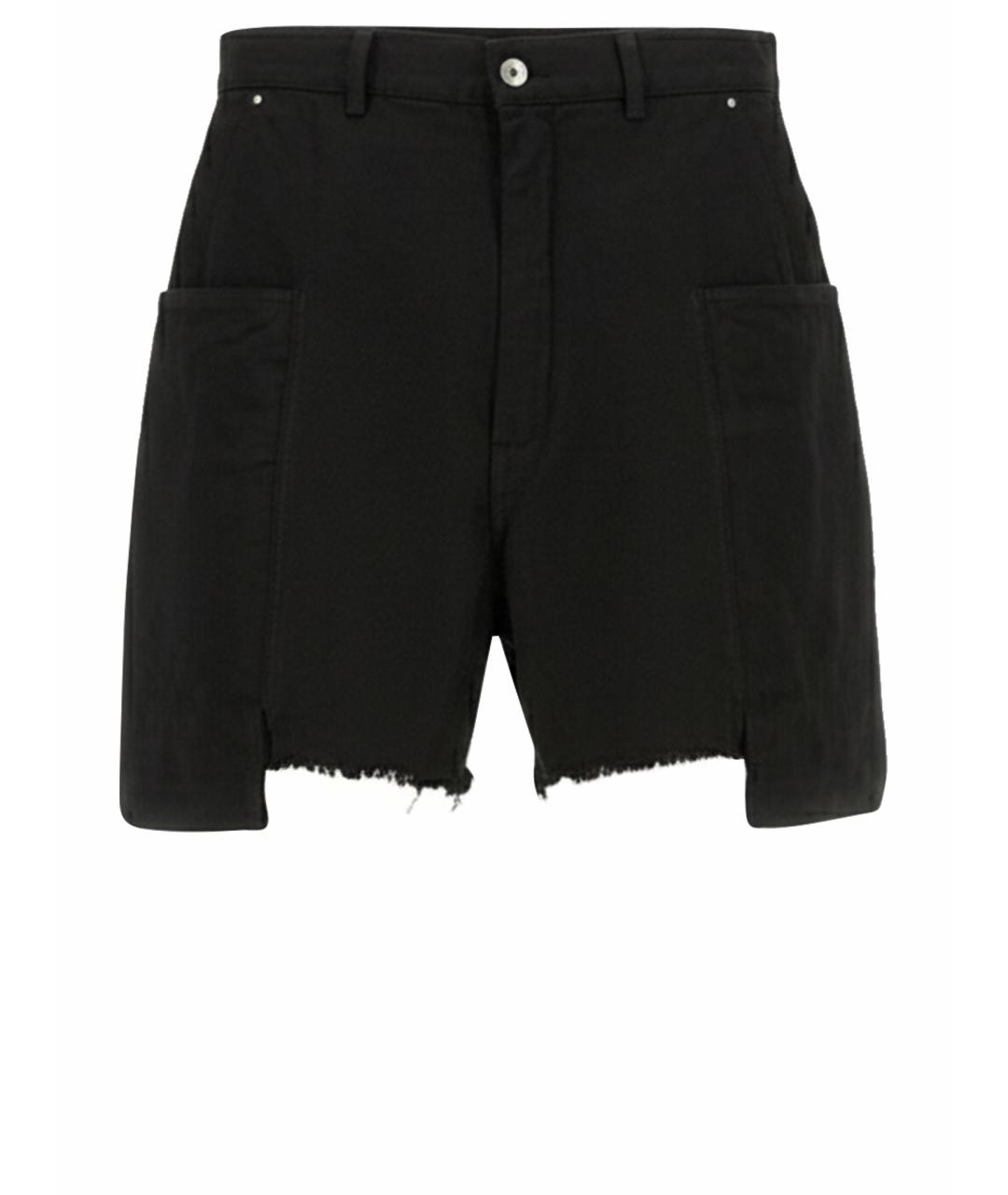 RICK OWENS DRKSHDW Черные хлопковые шорты, фото 1