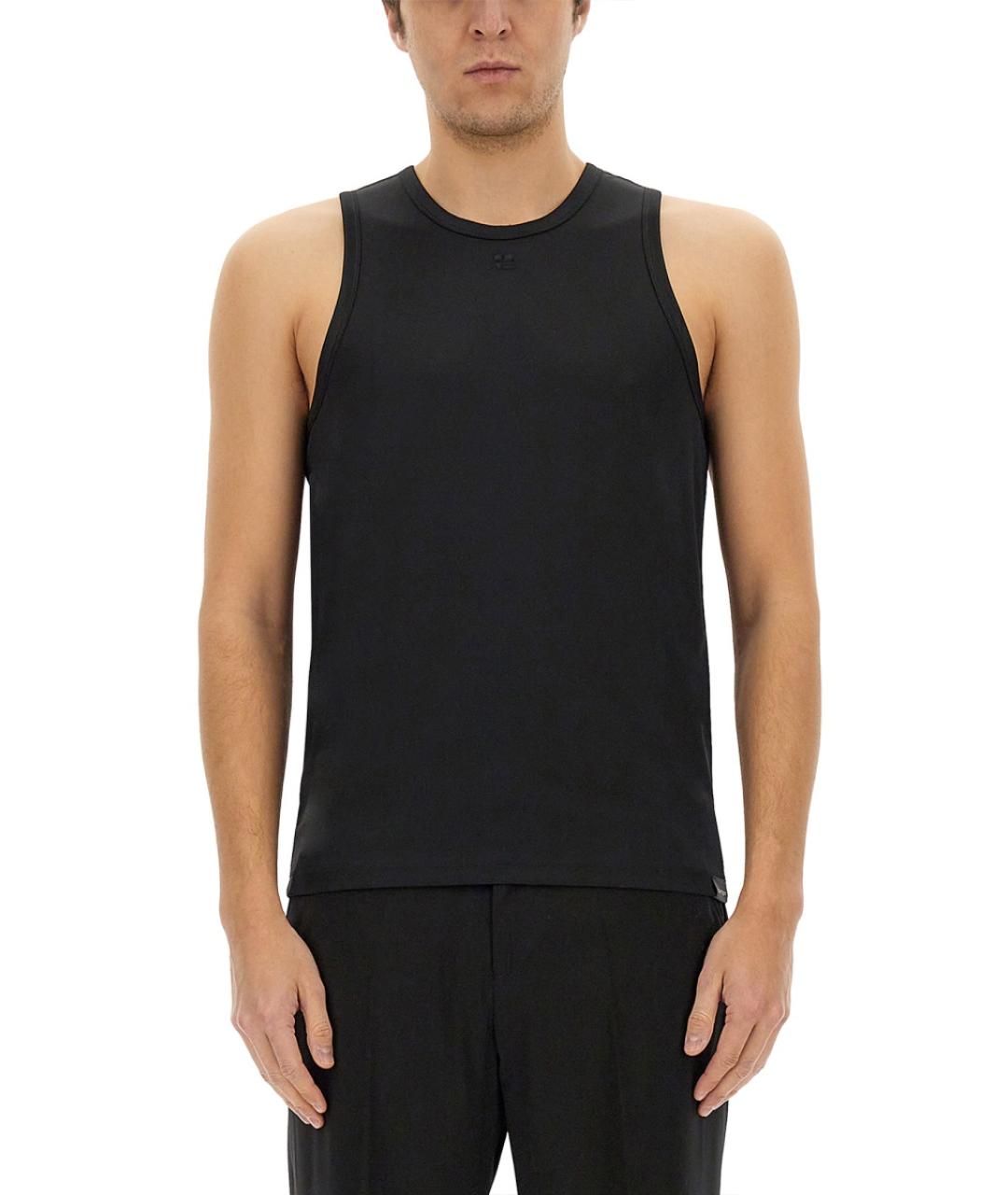 COURREGES Черная майка, фото 2