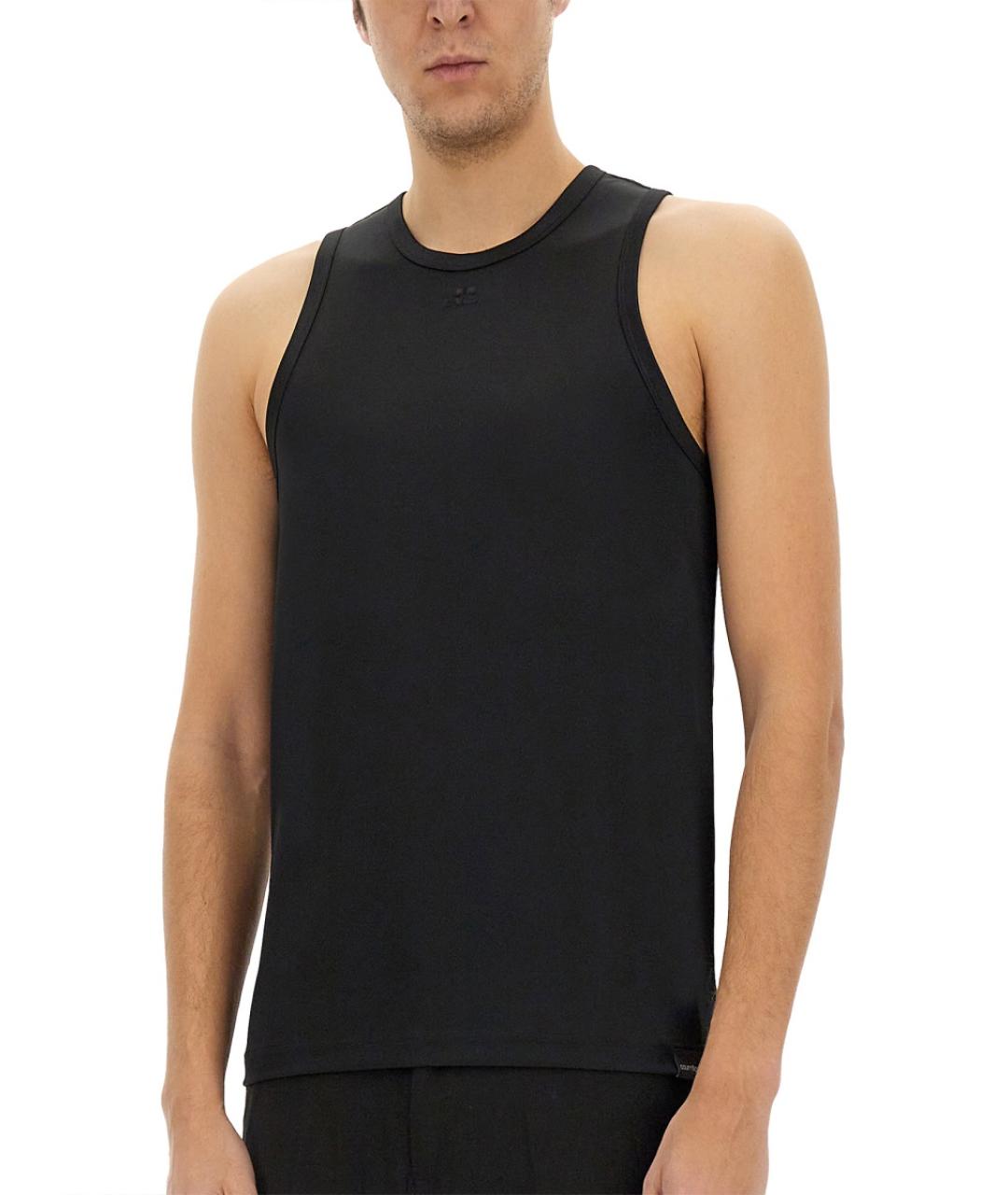 COURREGES Черная майка, фото 5