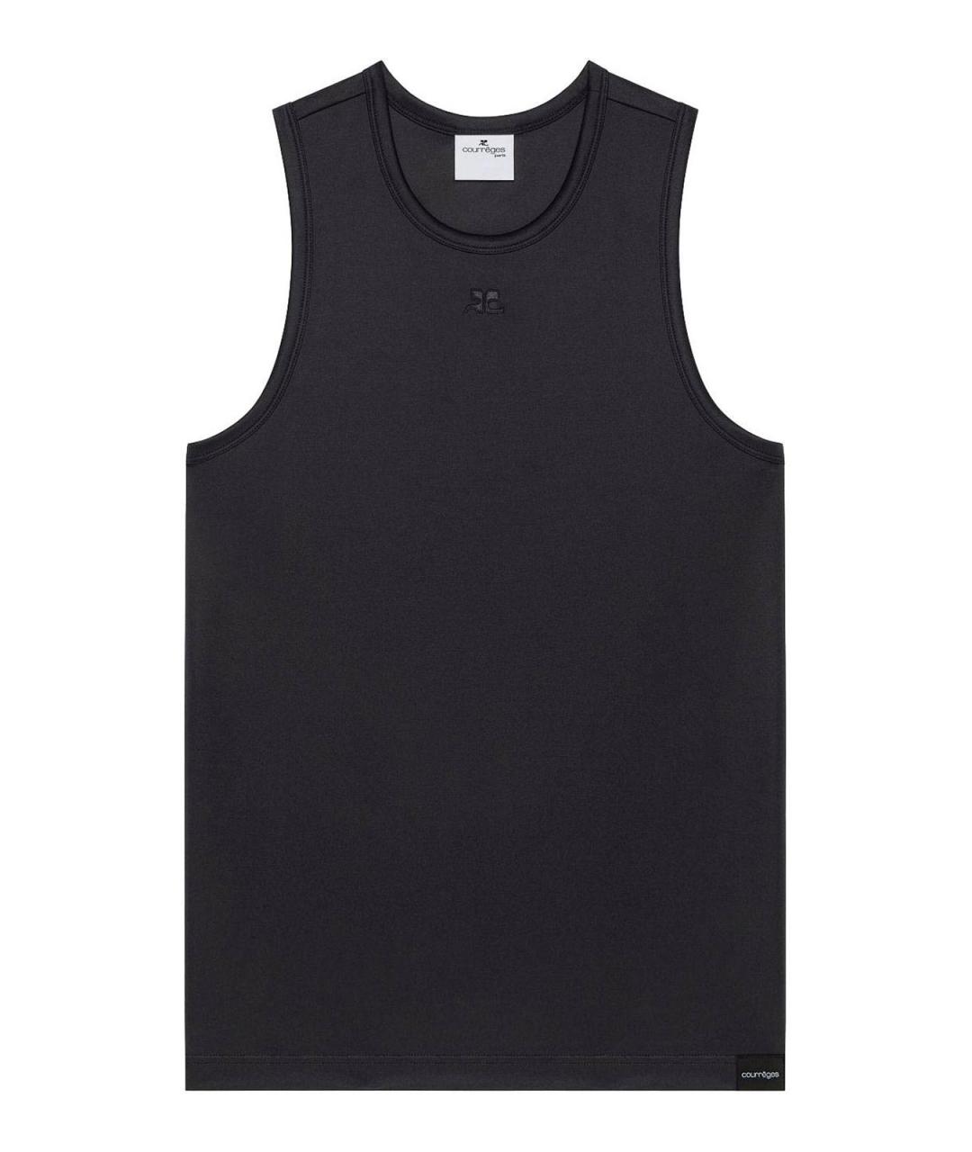 COURREGES Черная майка, фото 1